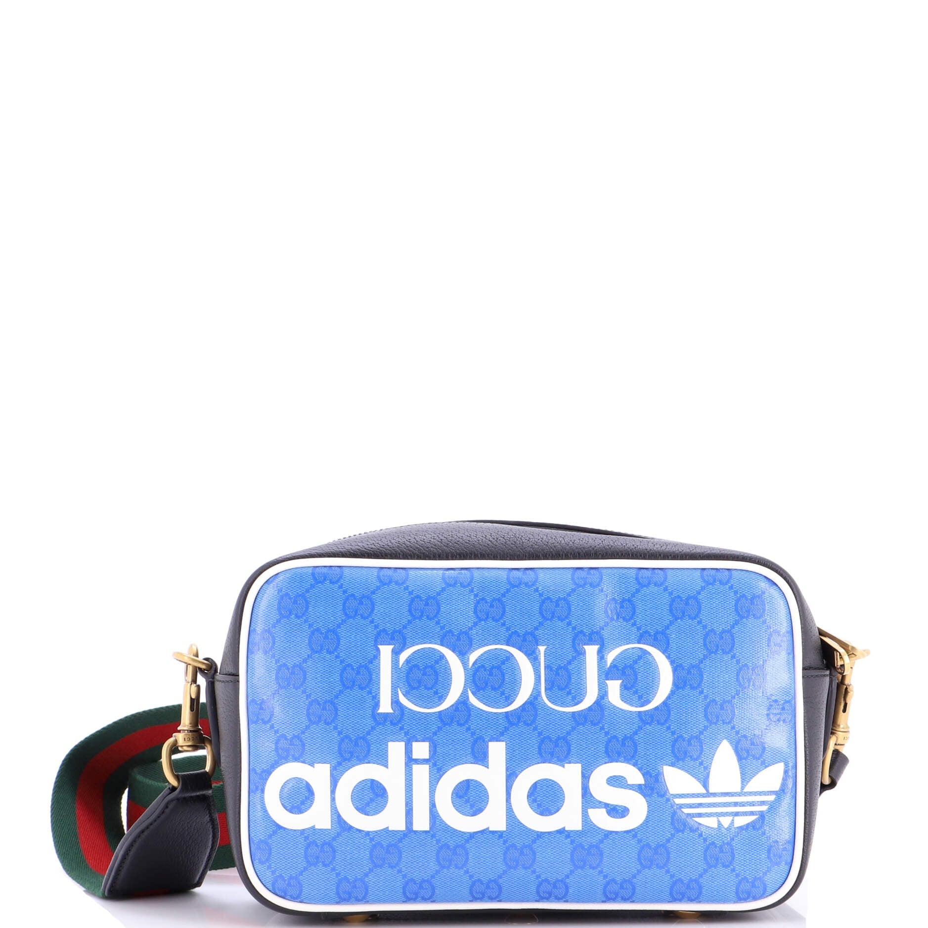 x adidas Shoulder Bag GG Coated Canvas Small