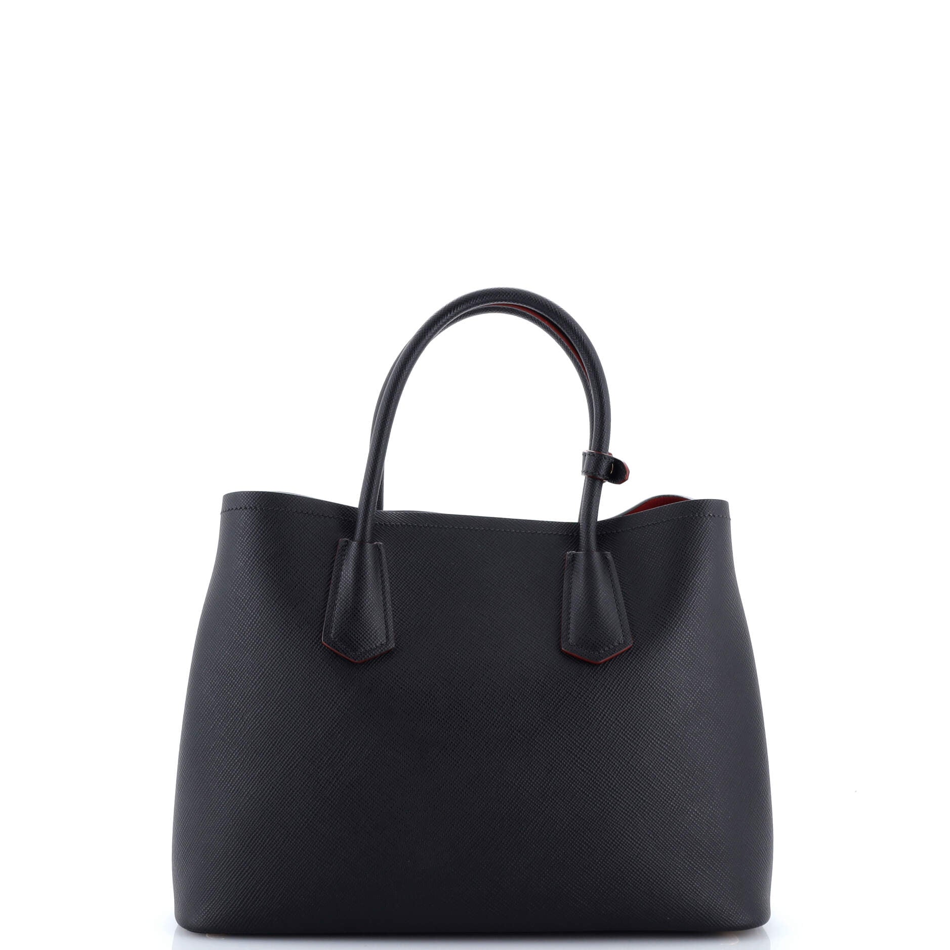 Cuir Double Tote Saffiano Leather Medium