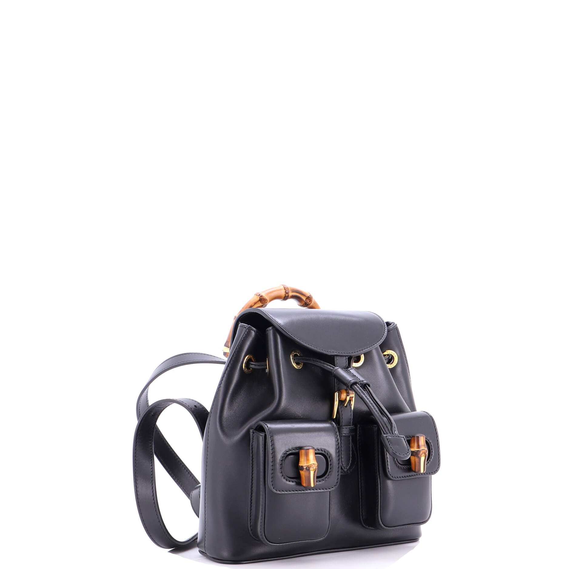 Bamboo Backpack Leather Small