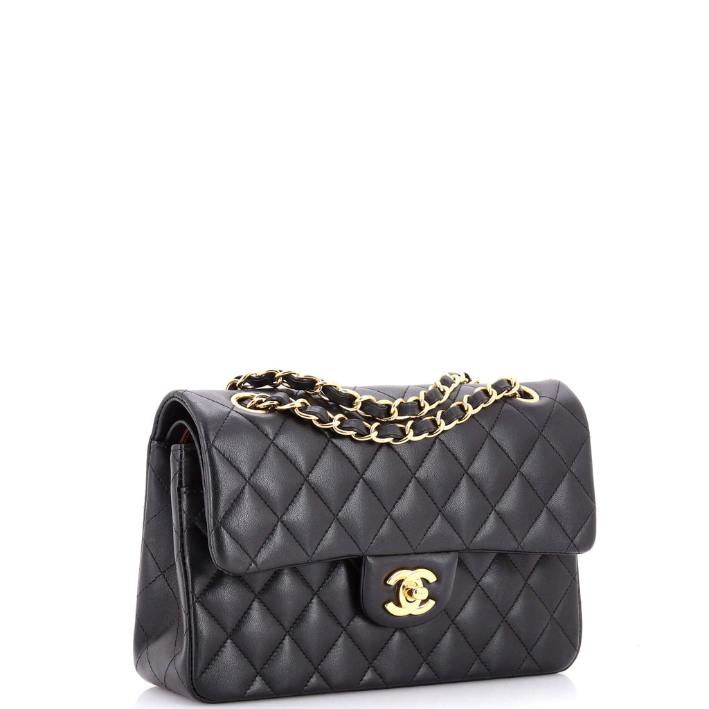 Classic Double Flap Bag Quilted Lambskin Small