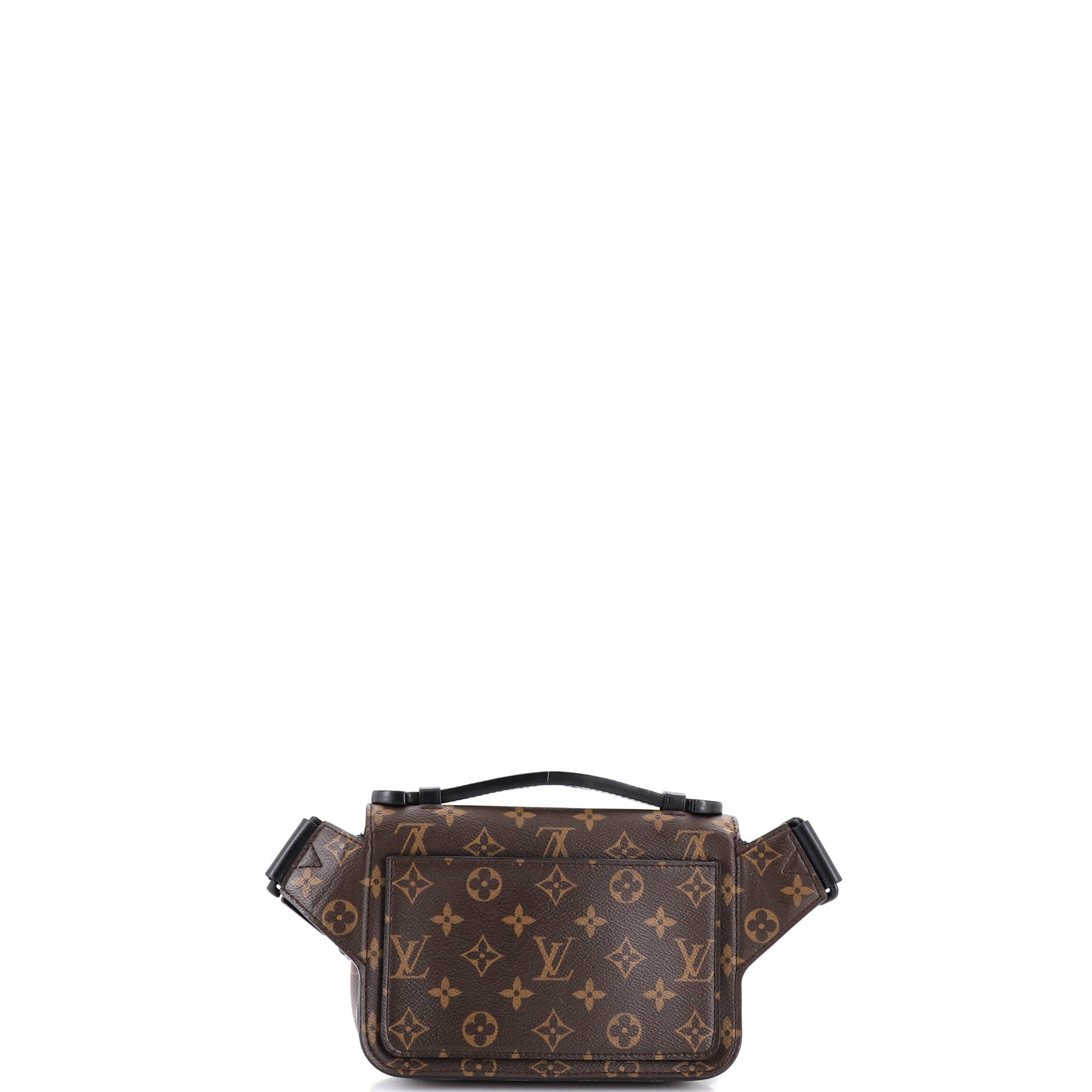 S Lock Sling Bag Macassar Monogram Canvas