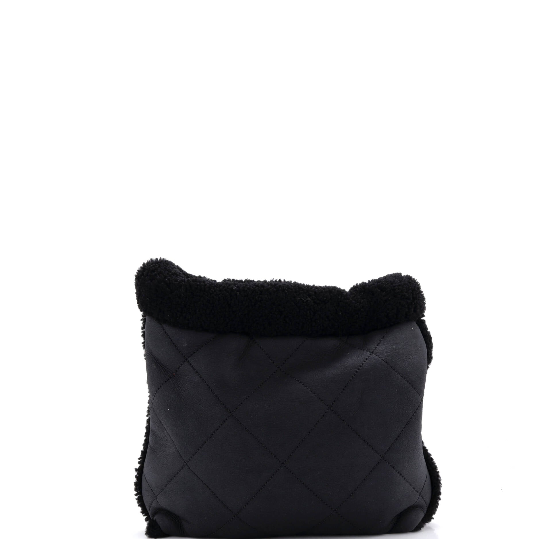 22 Chain Hobo Quilted Lambskin with Shearling Small