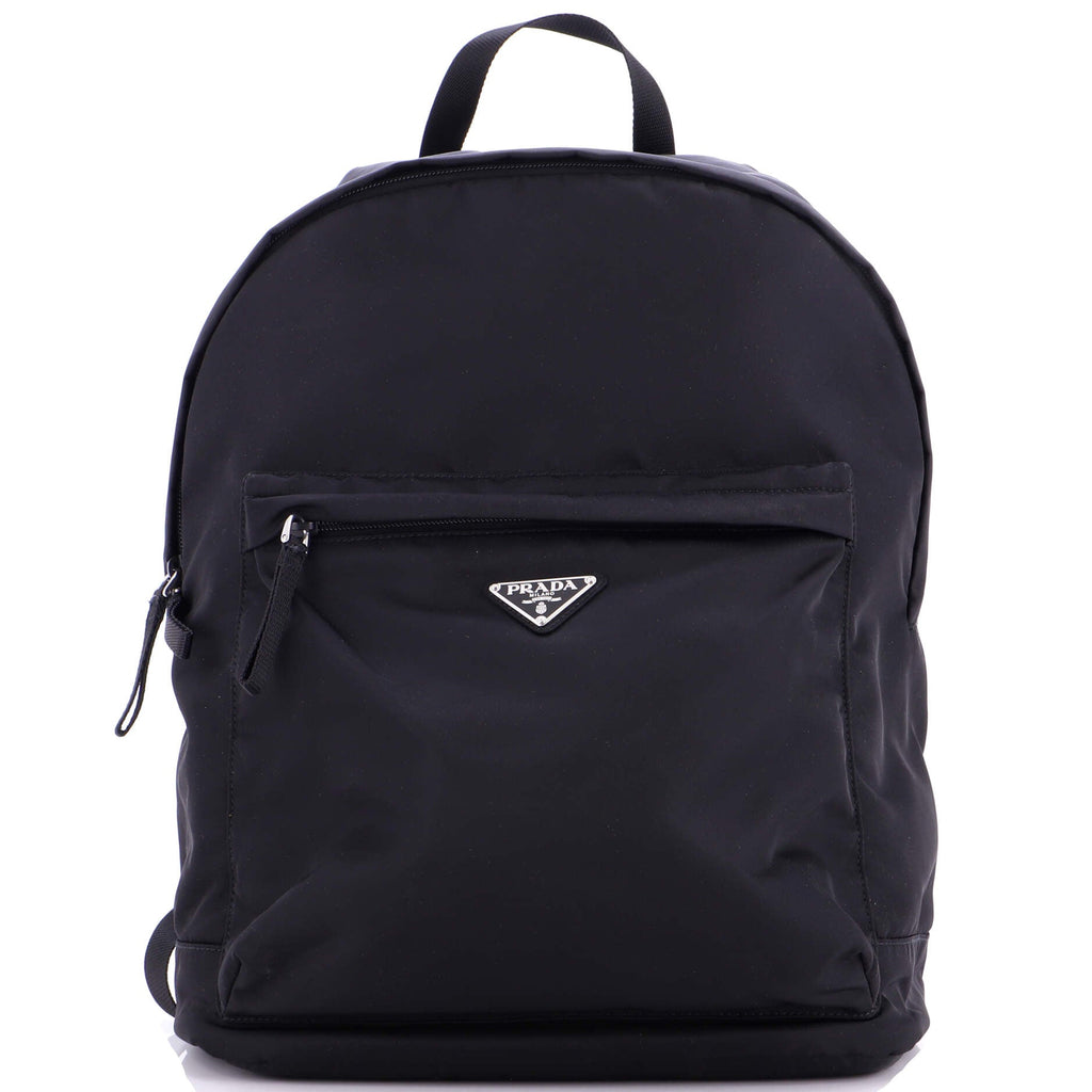Front Pocket Zip Backpack Tessuto Large