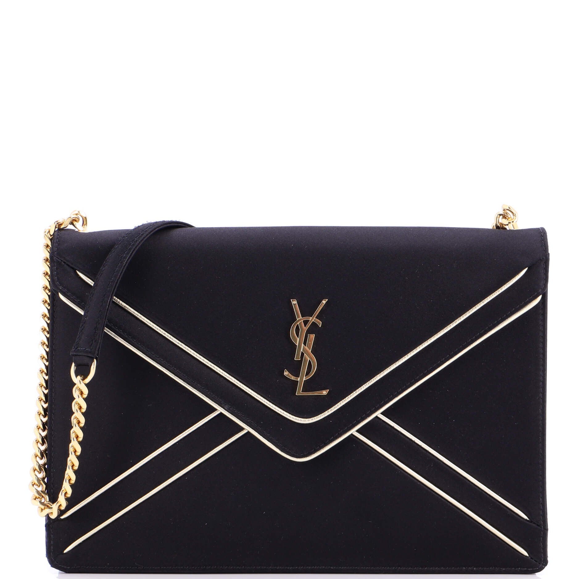 Gaby Chain Shoulder Bag Satin