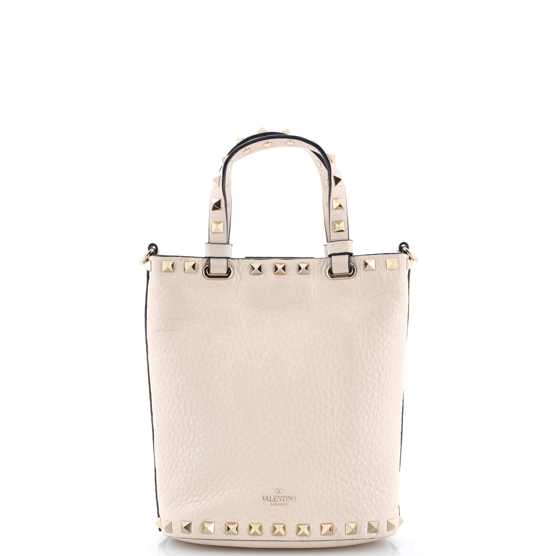 Rockstud Bucket Crossbody Bag Leather Mini