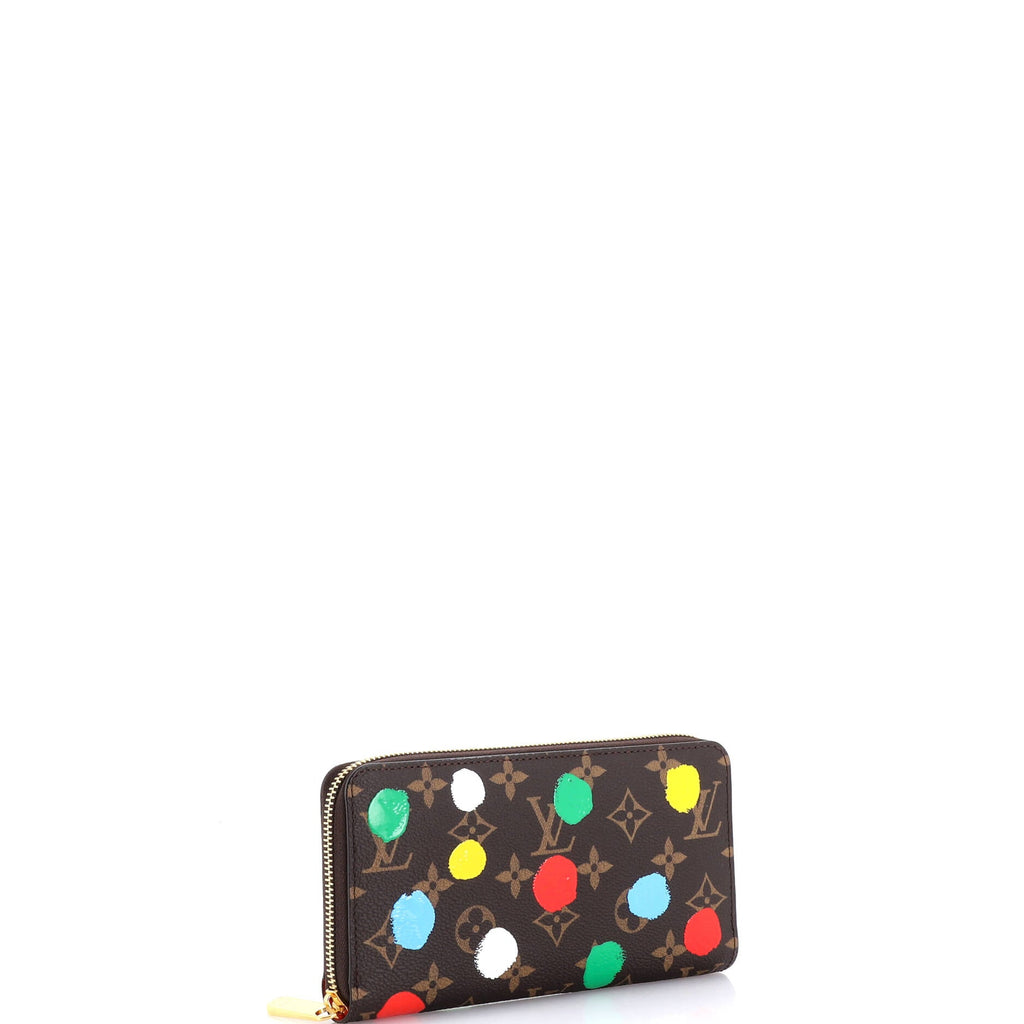 Zippy Wallet Yayoi Kusama Painted Dots Monogram Canvas