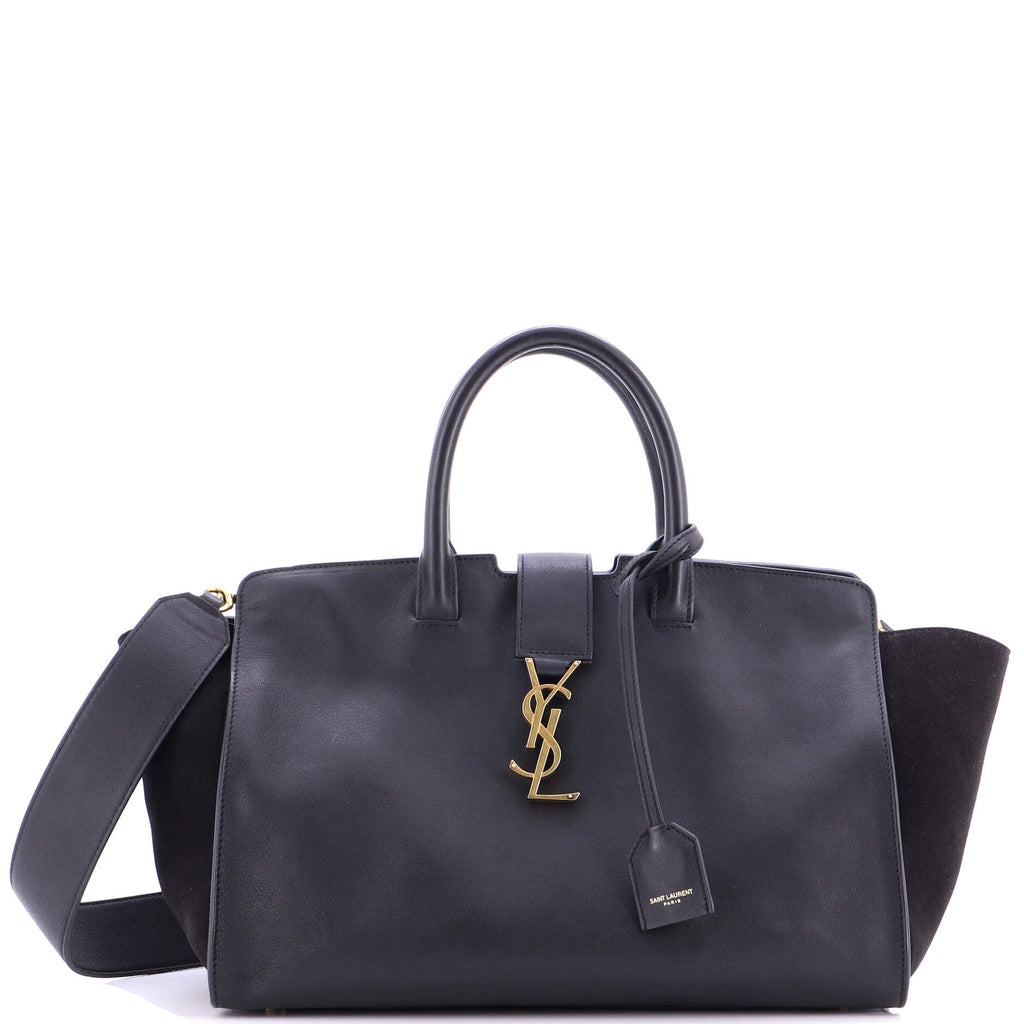 Monogram Cabas Downtown Leather with Suede Small
