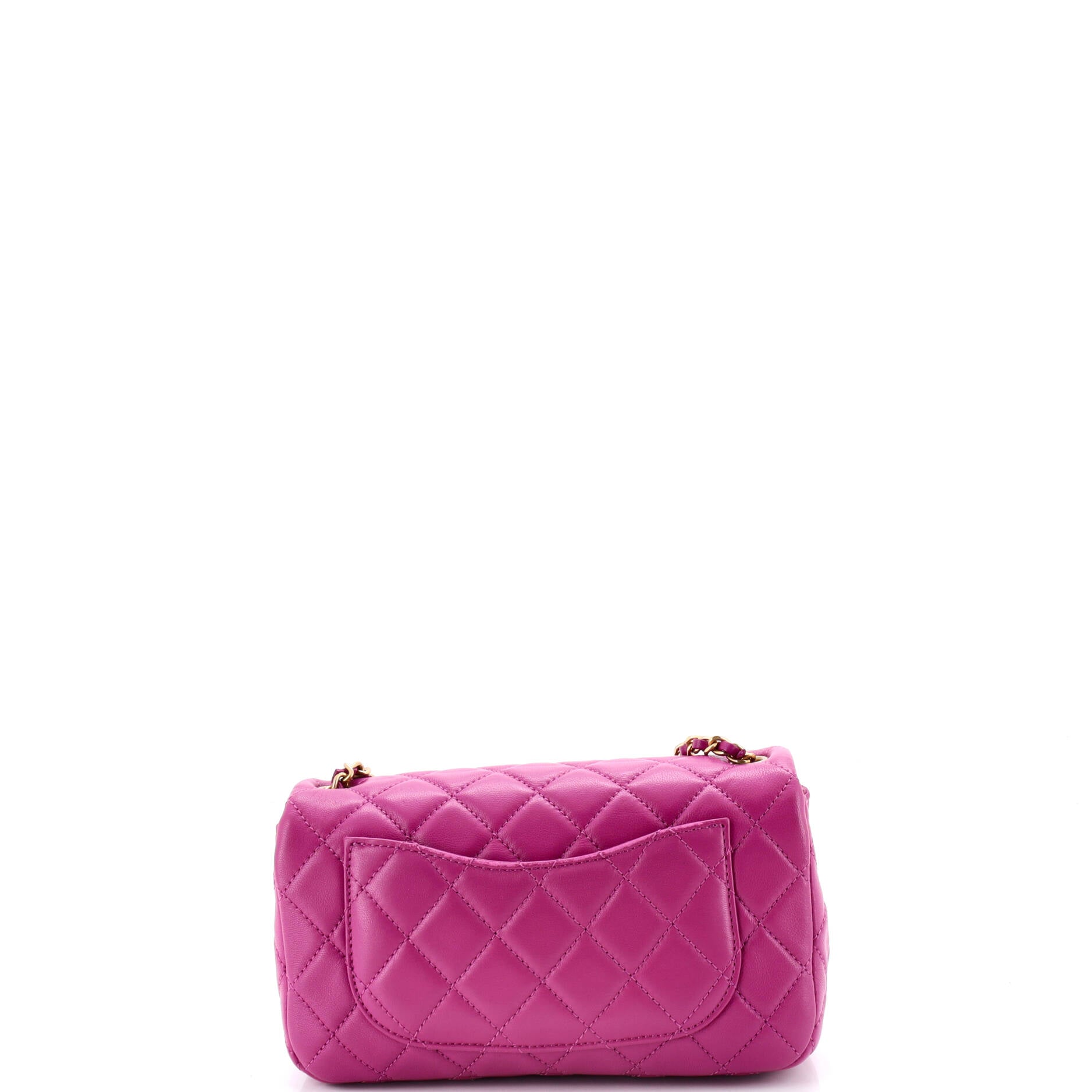 Pearl Crush Flap Bag Quilted Lambskin Mini