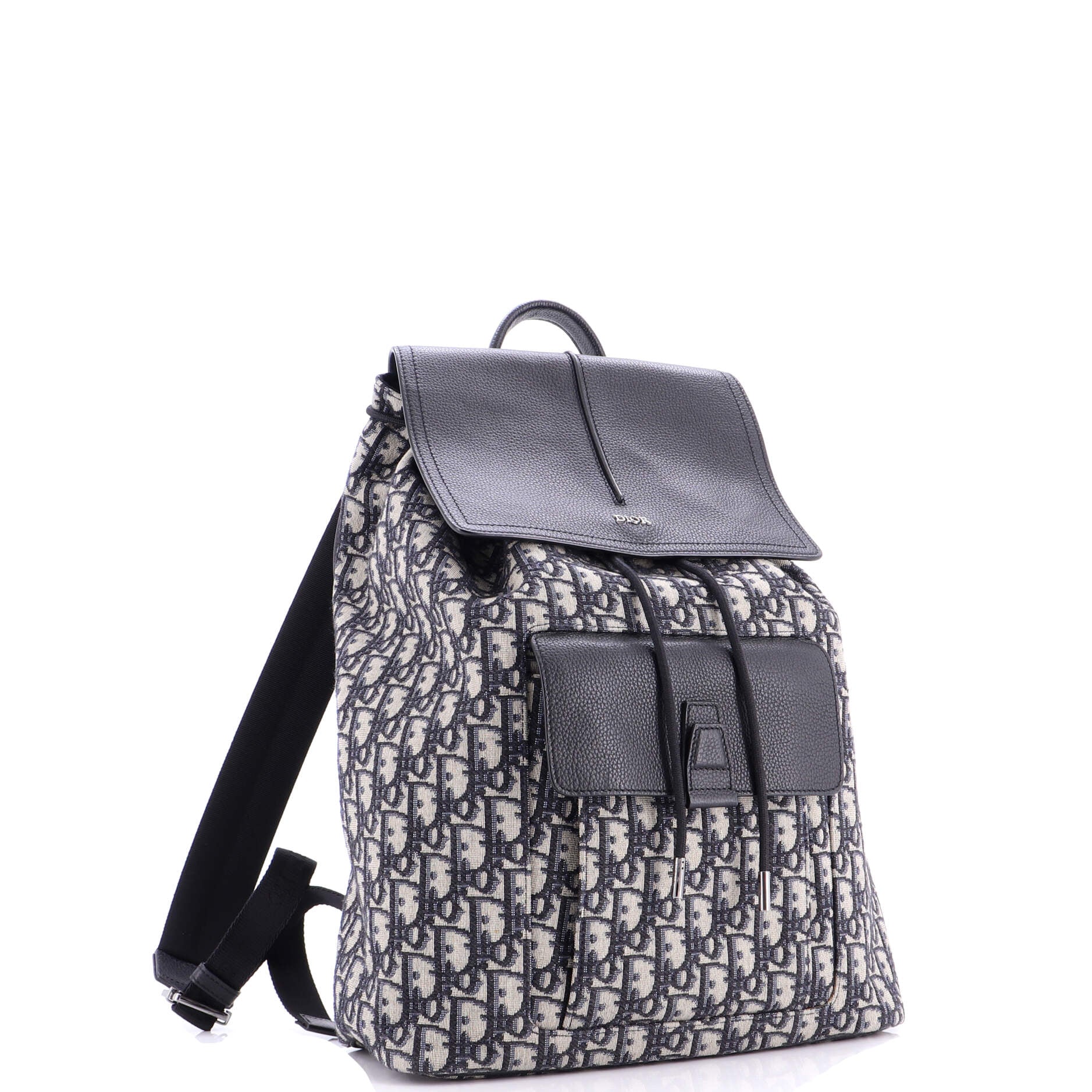 Motion Backpack Oblique Canvas with Leather Medium