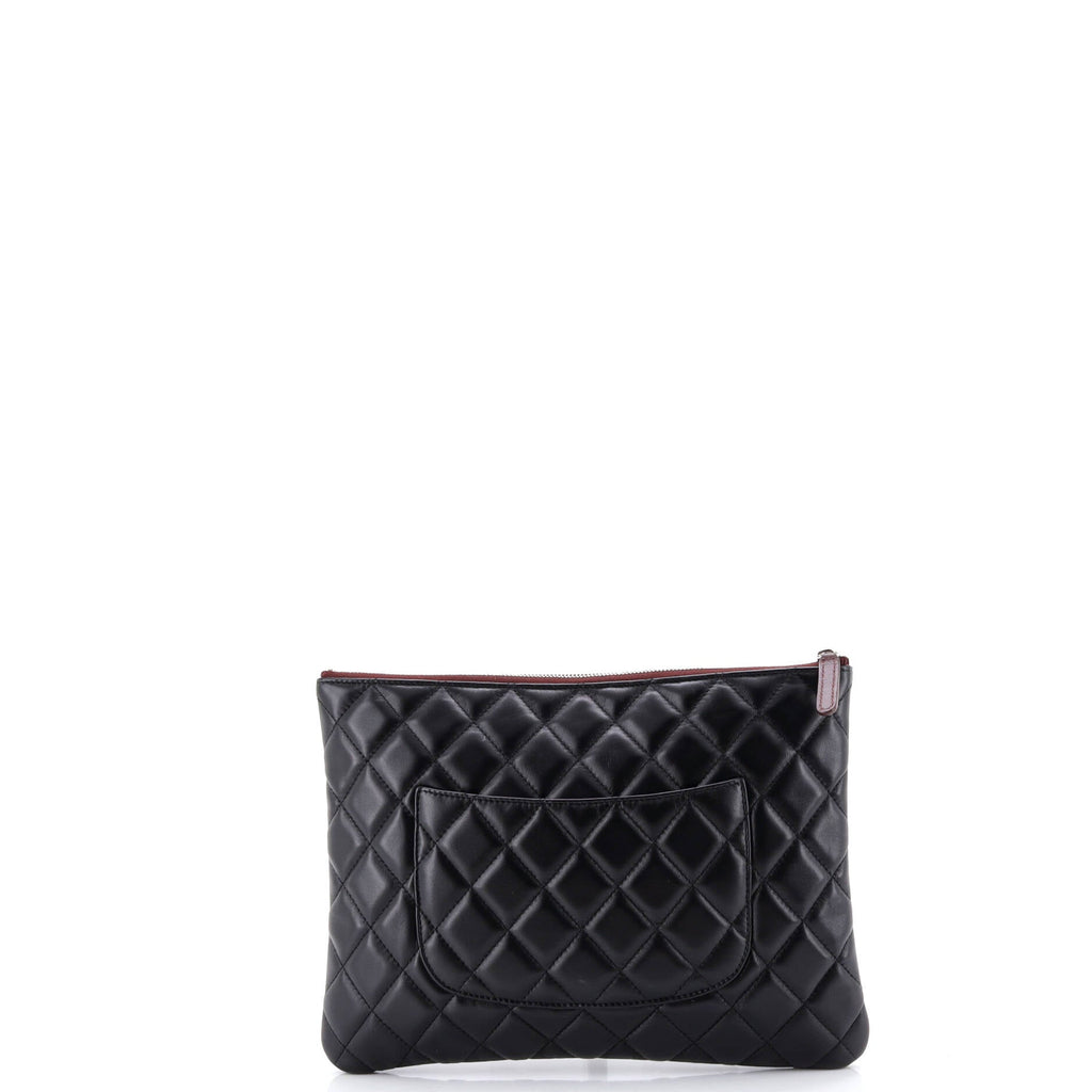 O Case Clutch Quilted Lambskin Medium