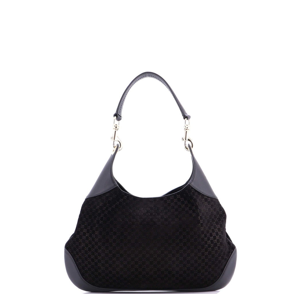 B Shoulder Bag GG Suede Medium