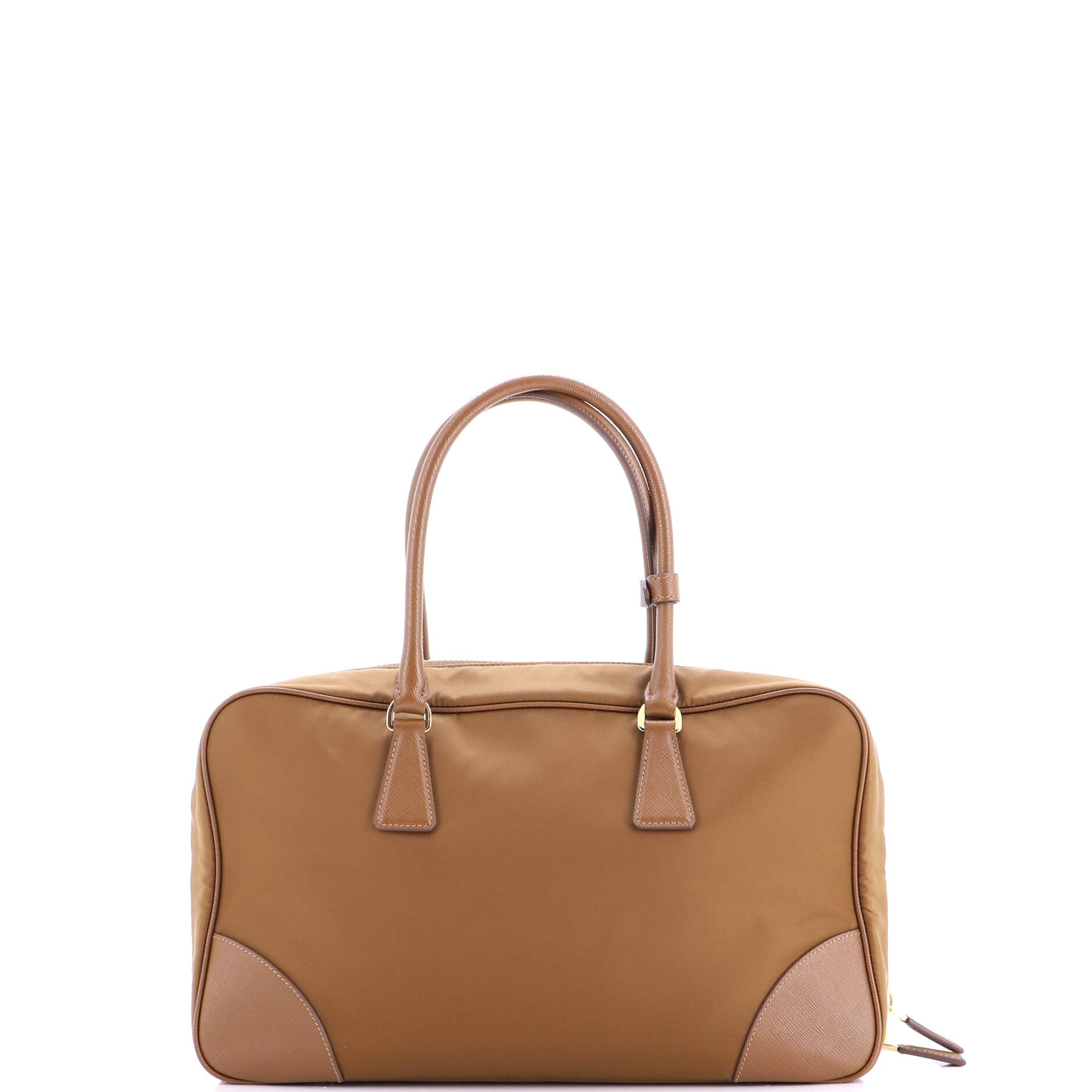 Re-Edition 1978 Bauletto Bag Re-Nylon with Saffiano Leather Large