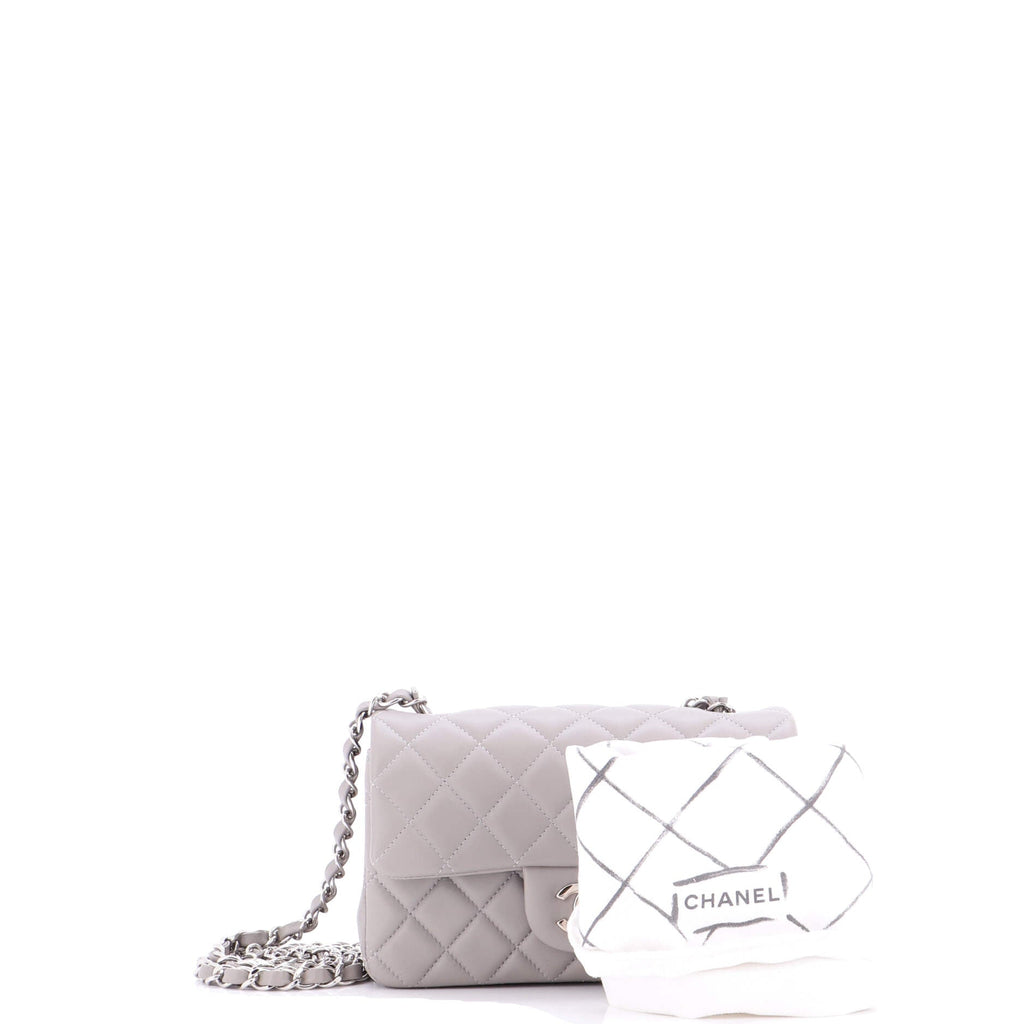 Classic Single Flap Bag Quilted Lambskin Mini