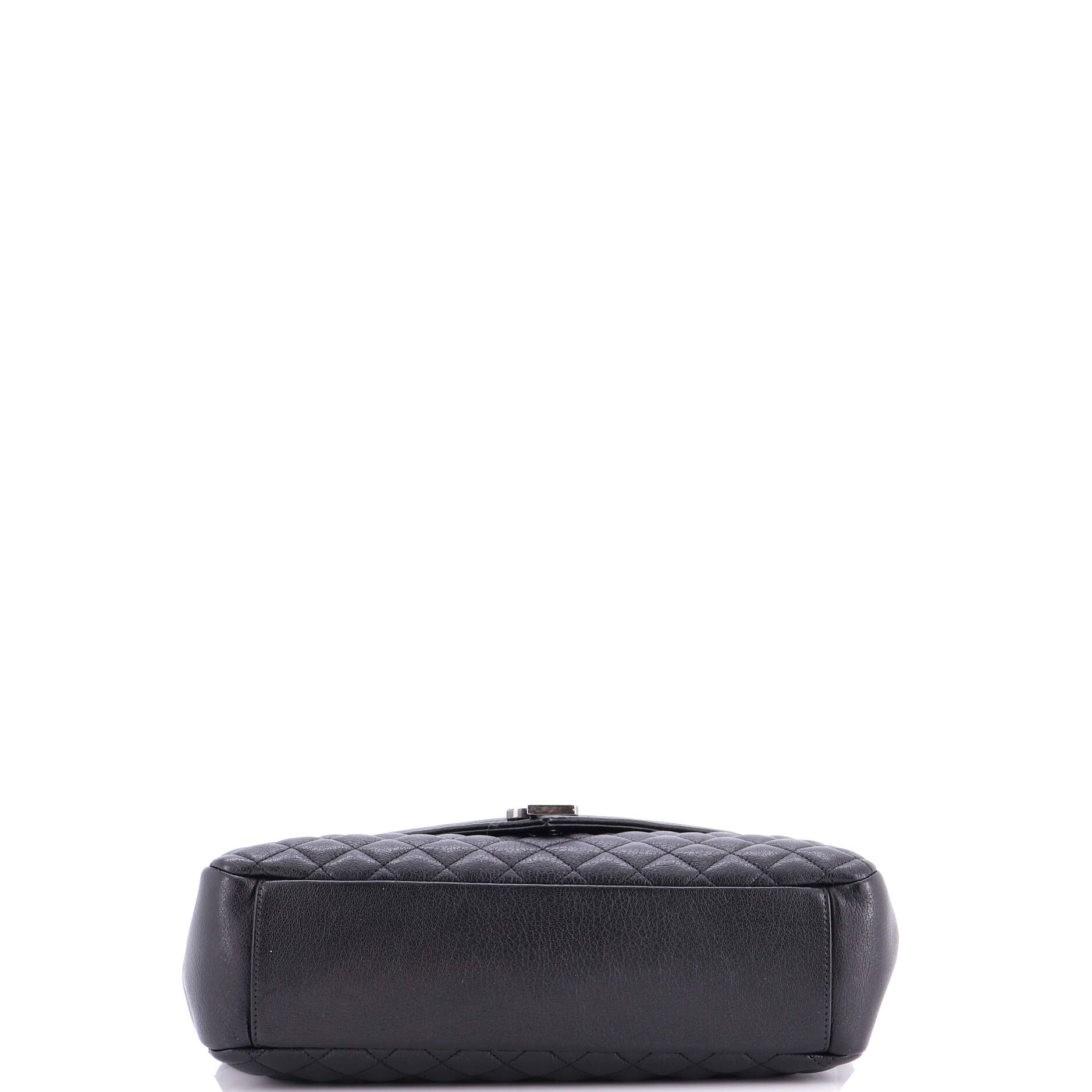 Classic Monogram Envelope Satchel Mixed Matelasse Leather Large