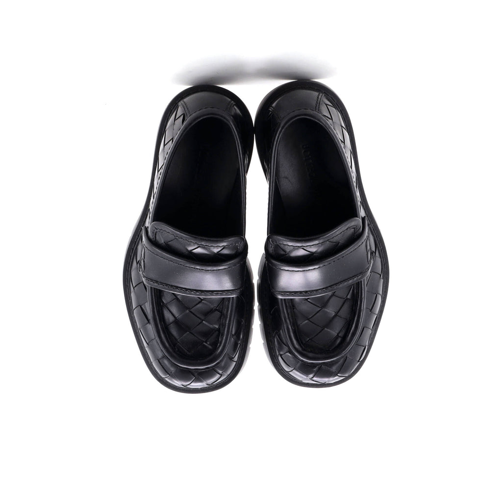 Haddock Loafers Intrecciato Leather