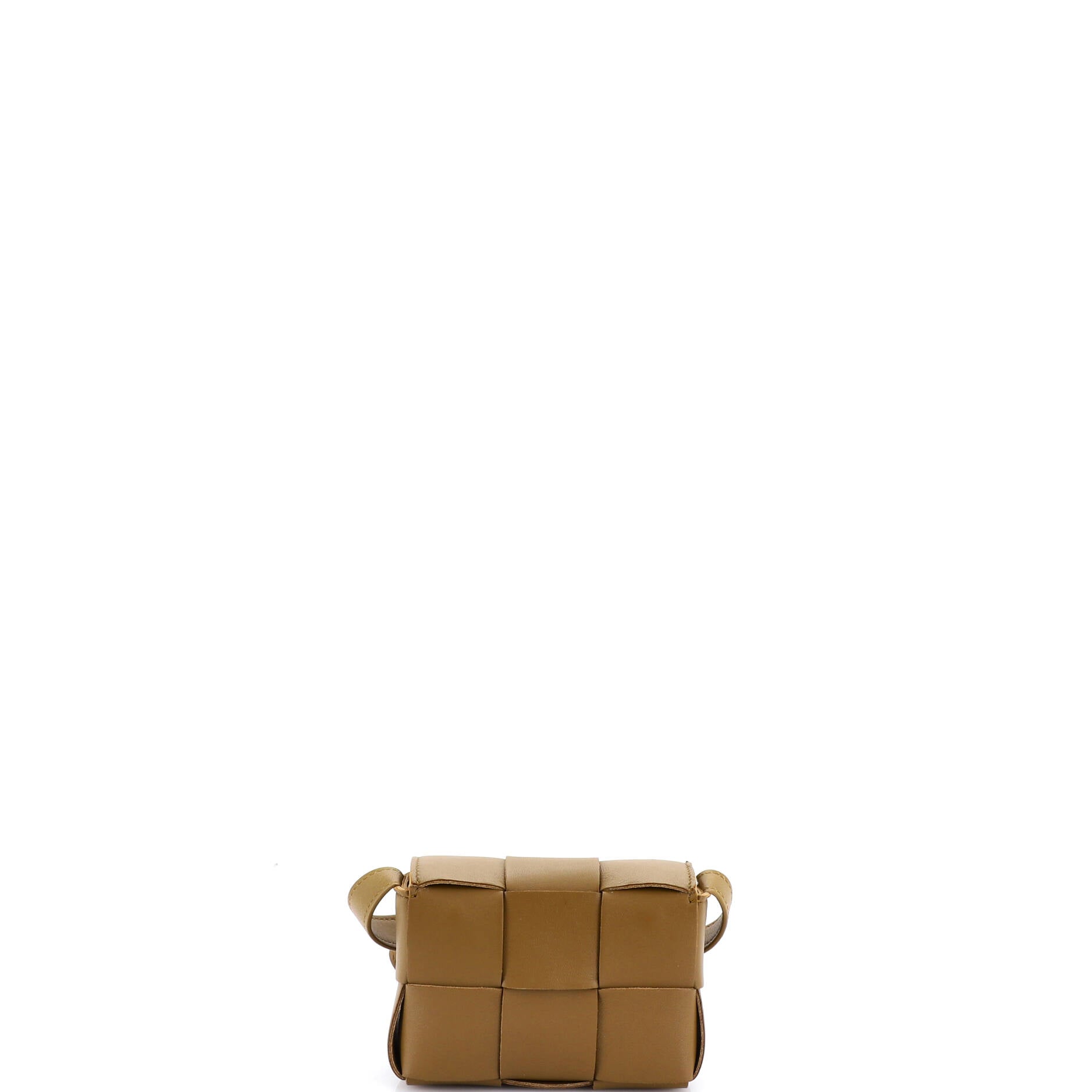 Cassette Crossbody Bag Maxi Intrecciato Leather Candy