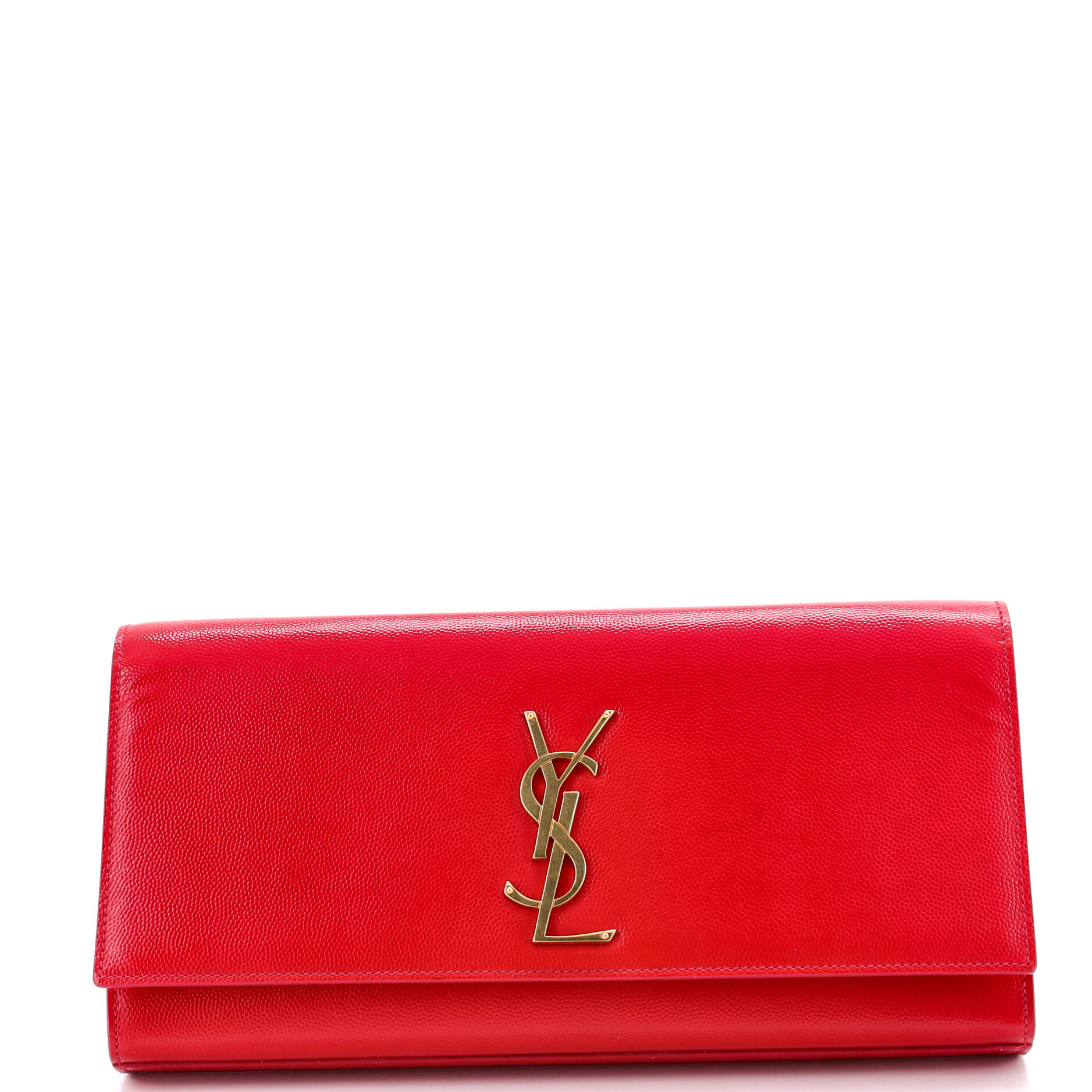 Classic Monogram Clutch Leather Long