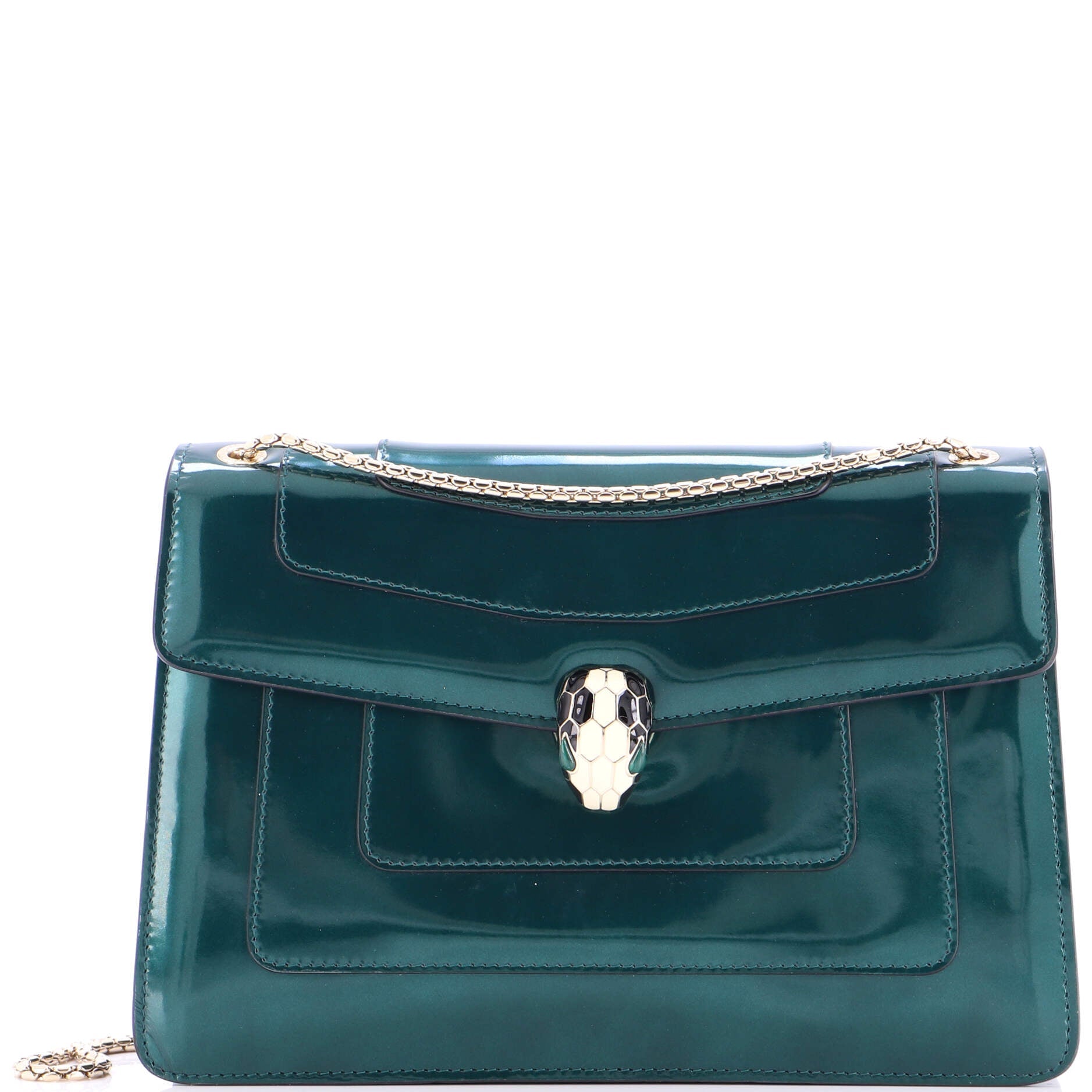 Serpenti Forever Shoulder Bag Patent Medium