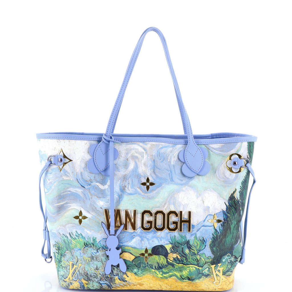 Neverfull NM Tote Limited Edition Jeff Koons Van Gogh Print Canvas MM