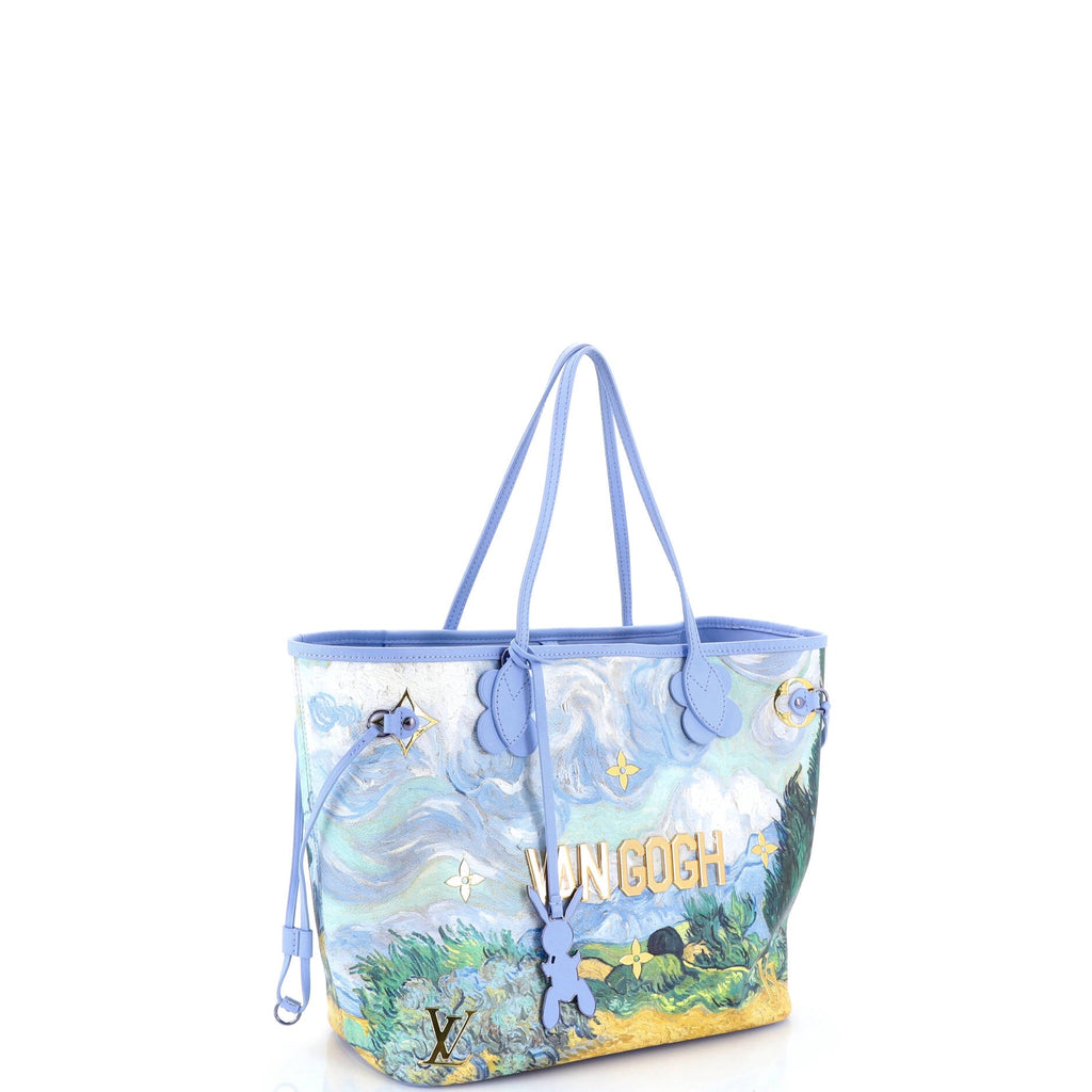 Neverfull NM Tote Limited Edition Jeff Koons Van Gogh Print Canvas MM