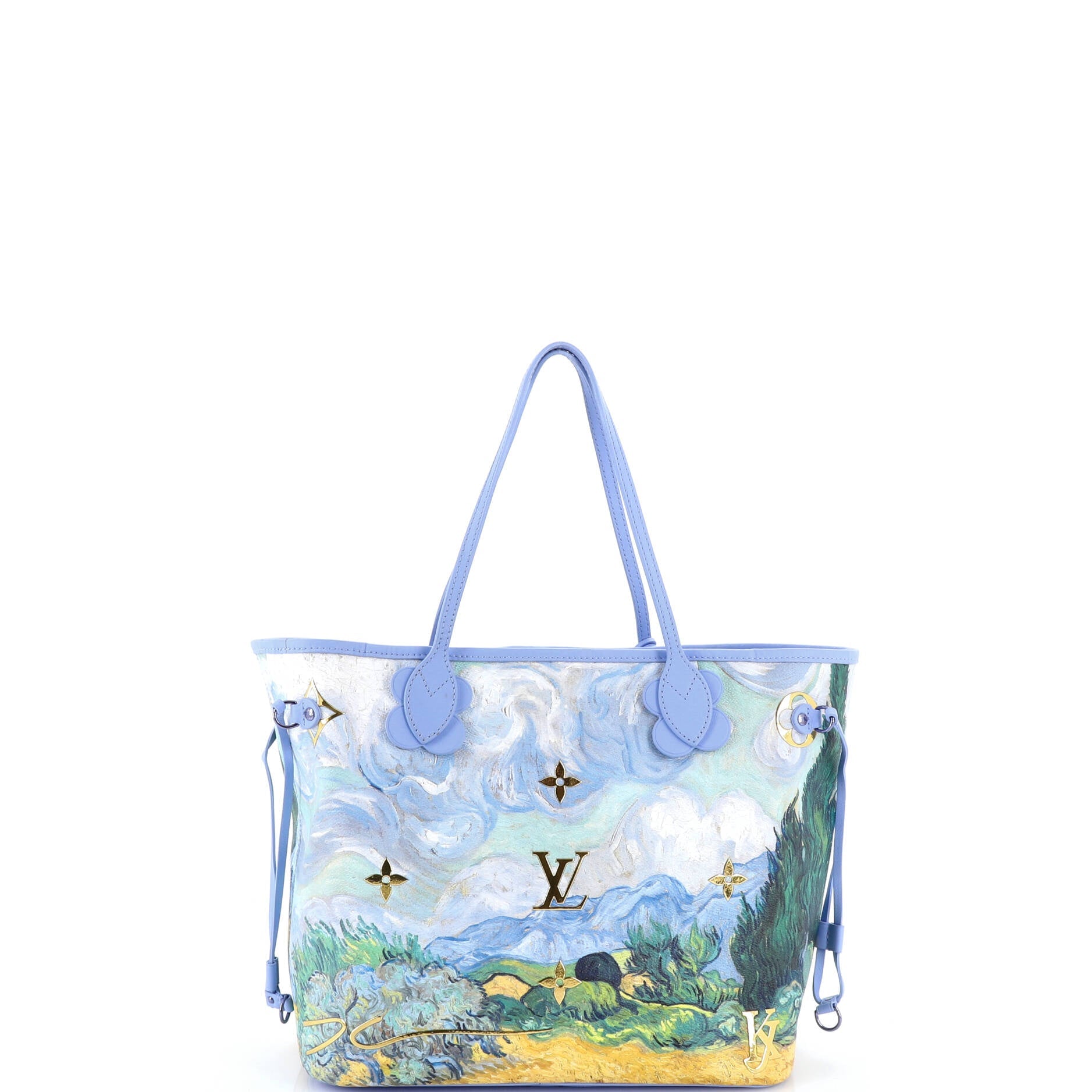 Neverfull NM Tote Limited Edition Jeff Koons Van Gogh Print Canvas MM