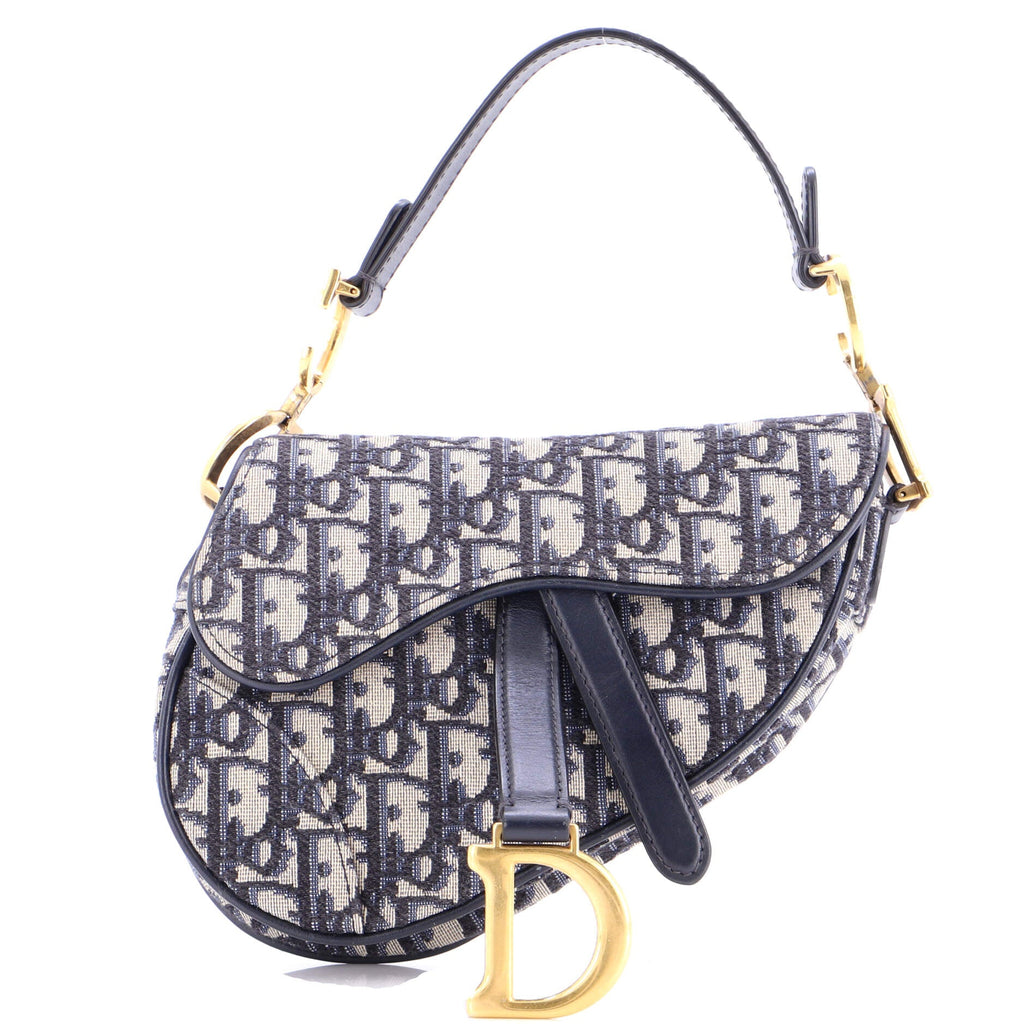 Saddle Handbag Oblique Canvas Mini