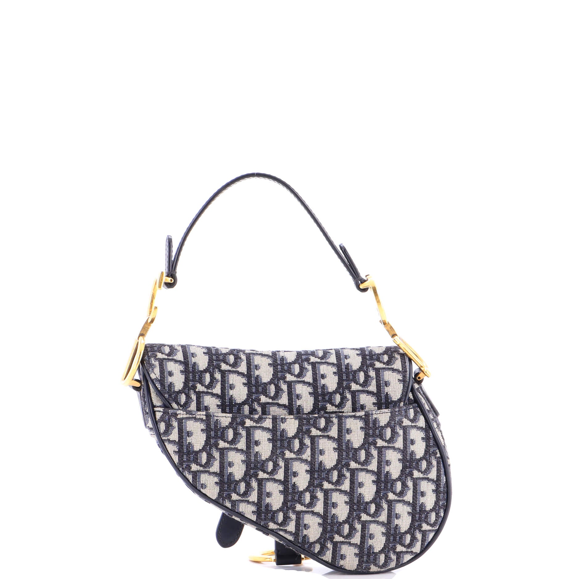 Saddle Handbag Oblique Canvas Mini