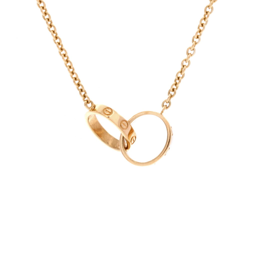 Love Interlocking Necklace 18K Yellow Gold