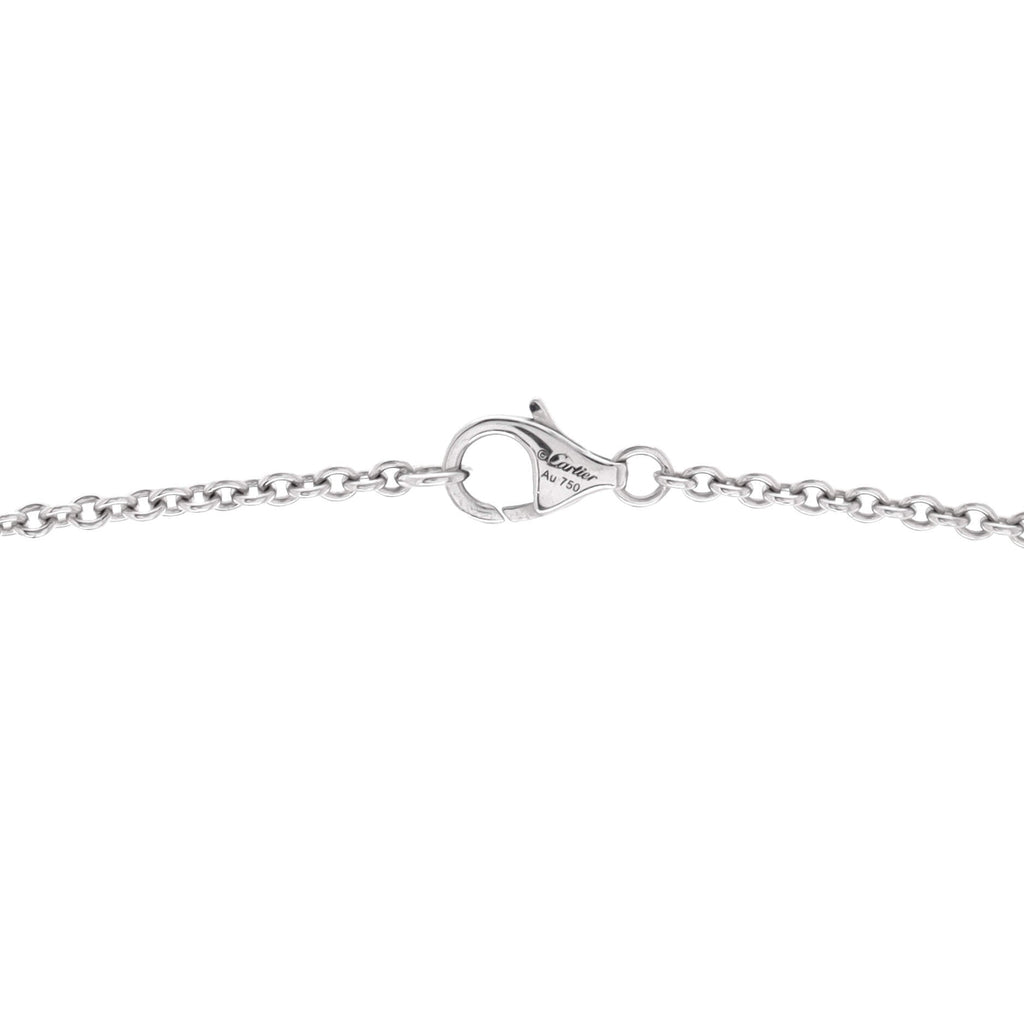 Love Interlocking Necklace 18K White Gold