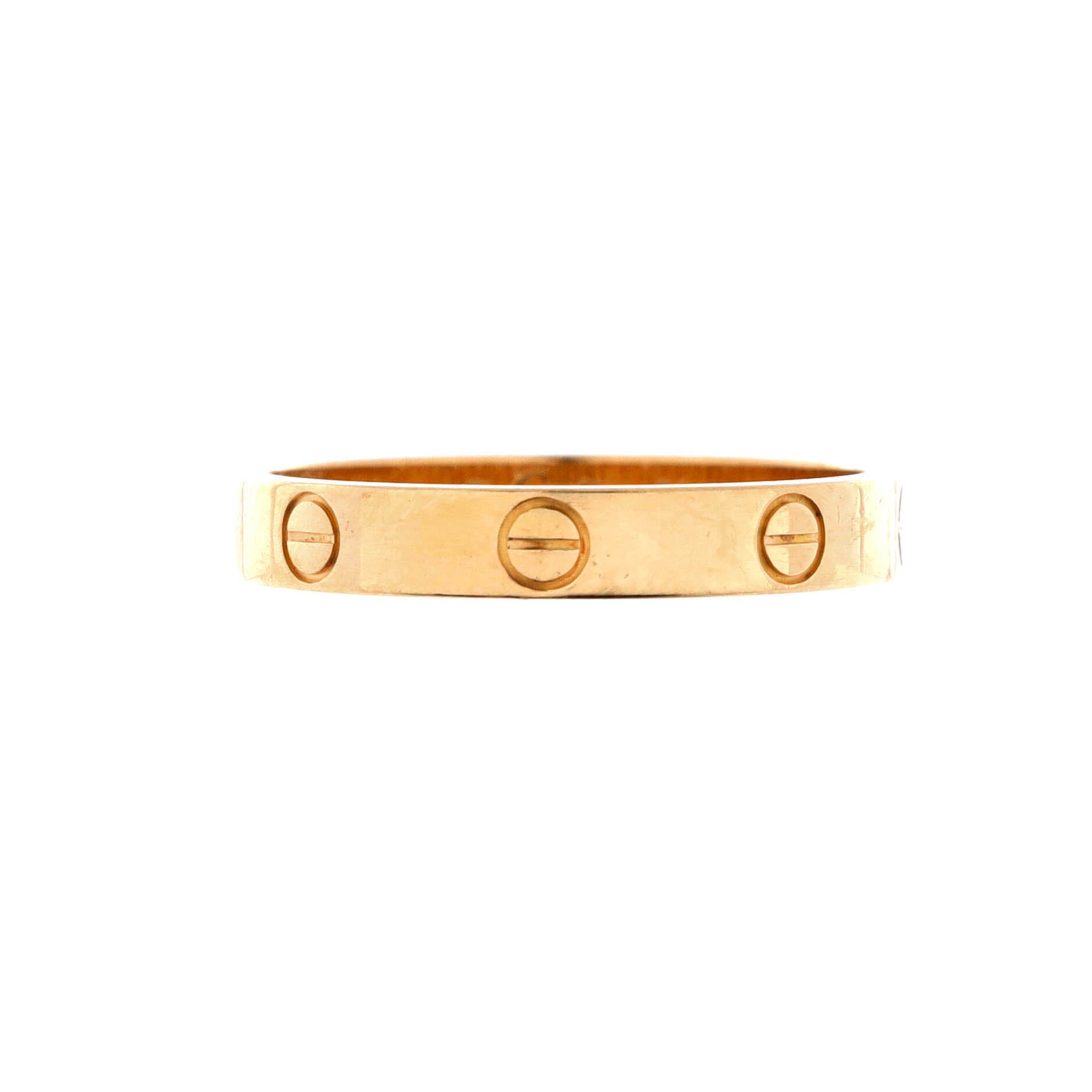 Love Wedding Band Ring 18K Yellow Gold