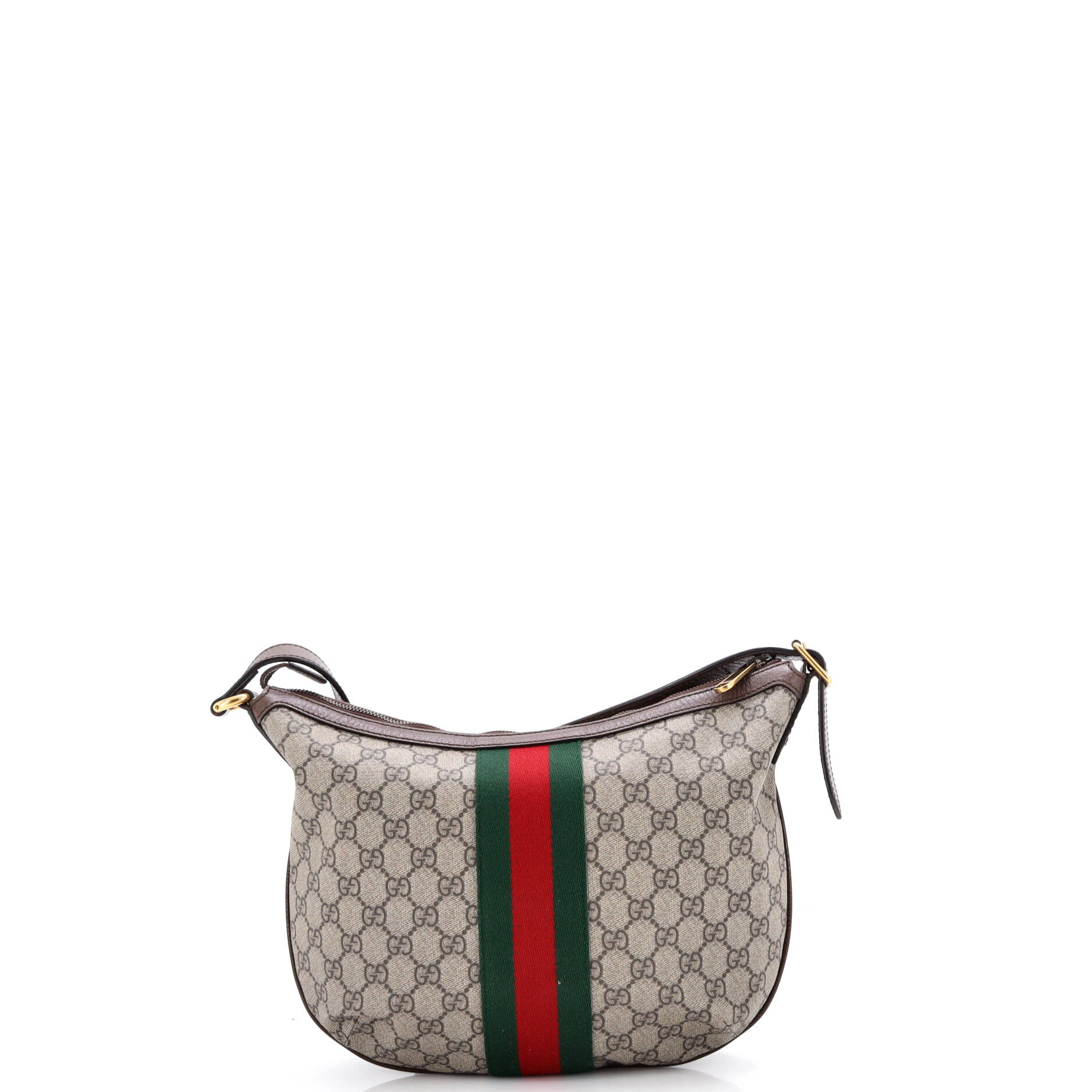 Ophidia Half Moon Hobo GG Coated Canvas Small