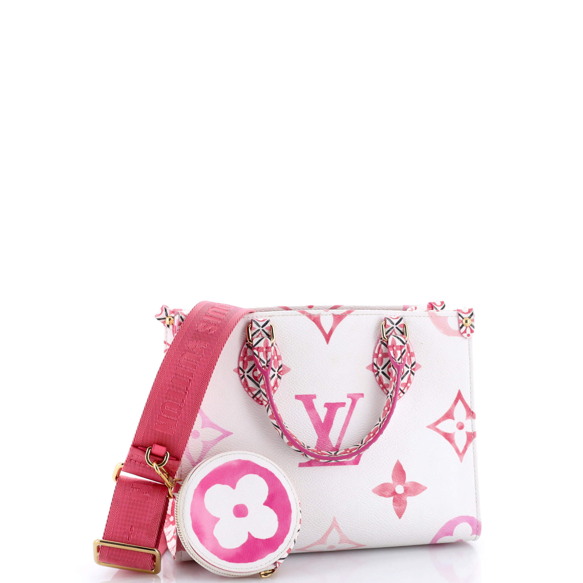 OnTheGo Tote By The Pool Monogram Watercolor Giant PM