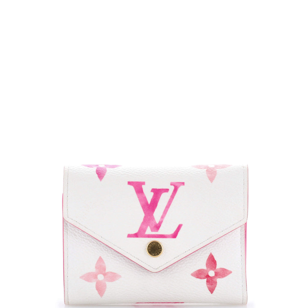 Victorine Wallet By The Pool Monogram Watercolor Giant
