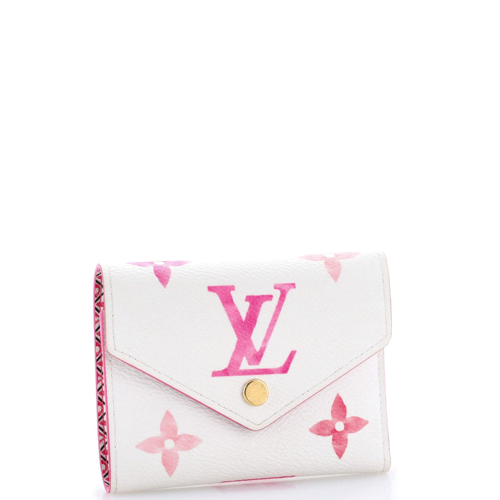 Victorine Wallet By The Pool Monogram Watercolor Giant