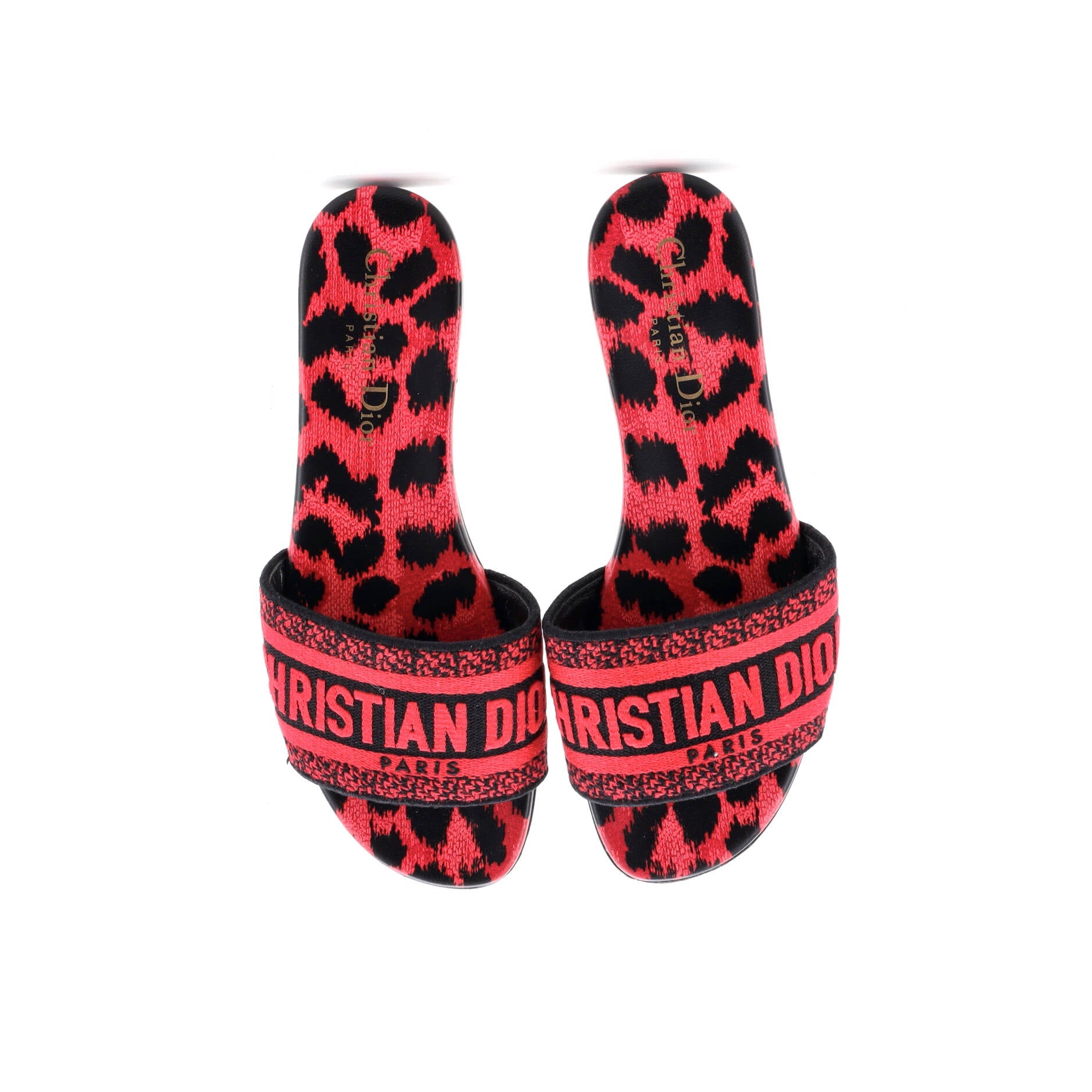 Women's Dway Flat Sandals Embroidered Canvas