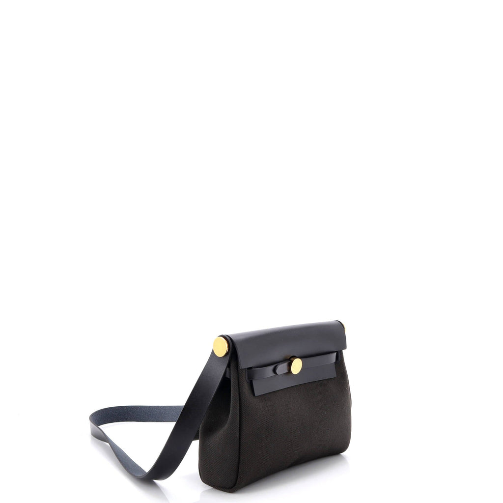 Herbag Zip Toile and Leather 20