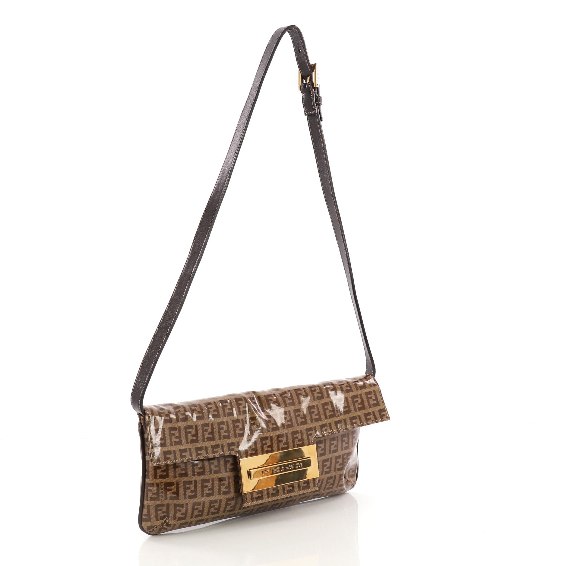 Convertible Clutch Zucchino Coated Canvas