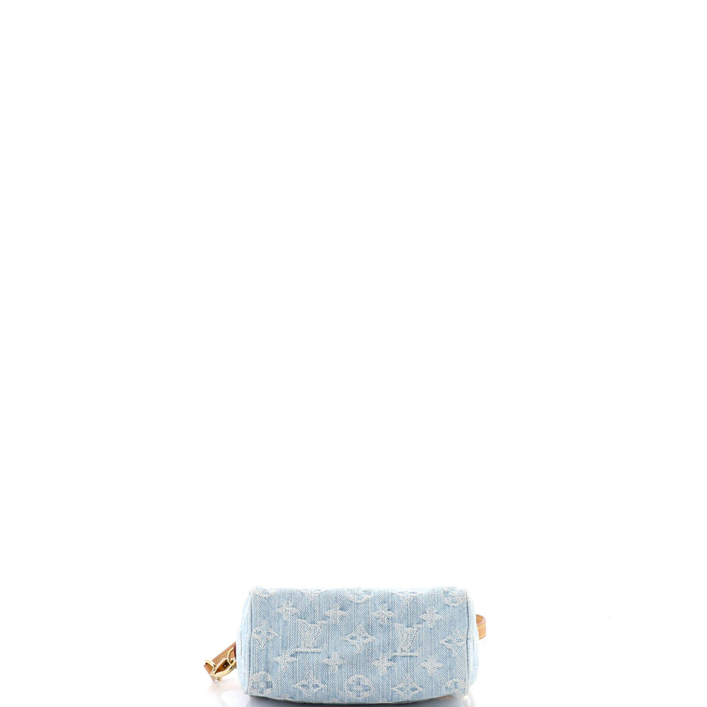 Speedy Bandouliere NM Bag Monogram Denim Sky Nano