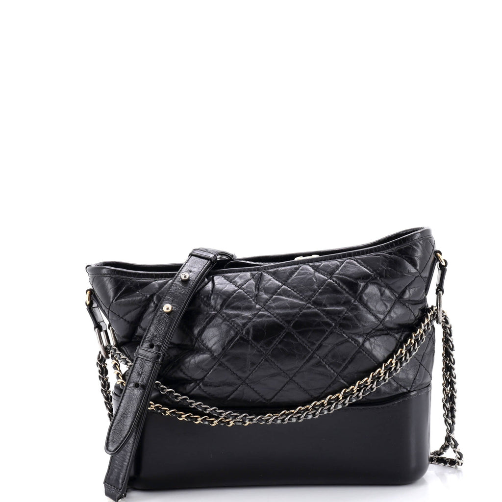 Gabrielle Hobo Quilted Aged Calfskin Medium