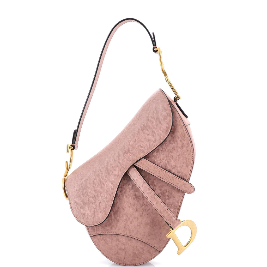 Saddle Handbag Leather Medium