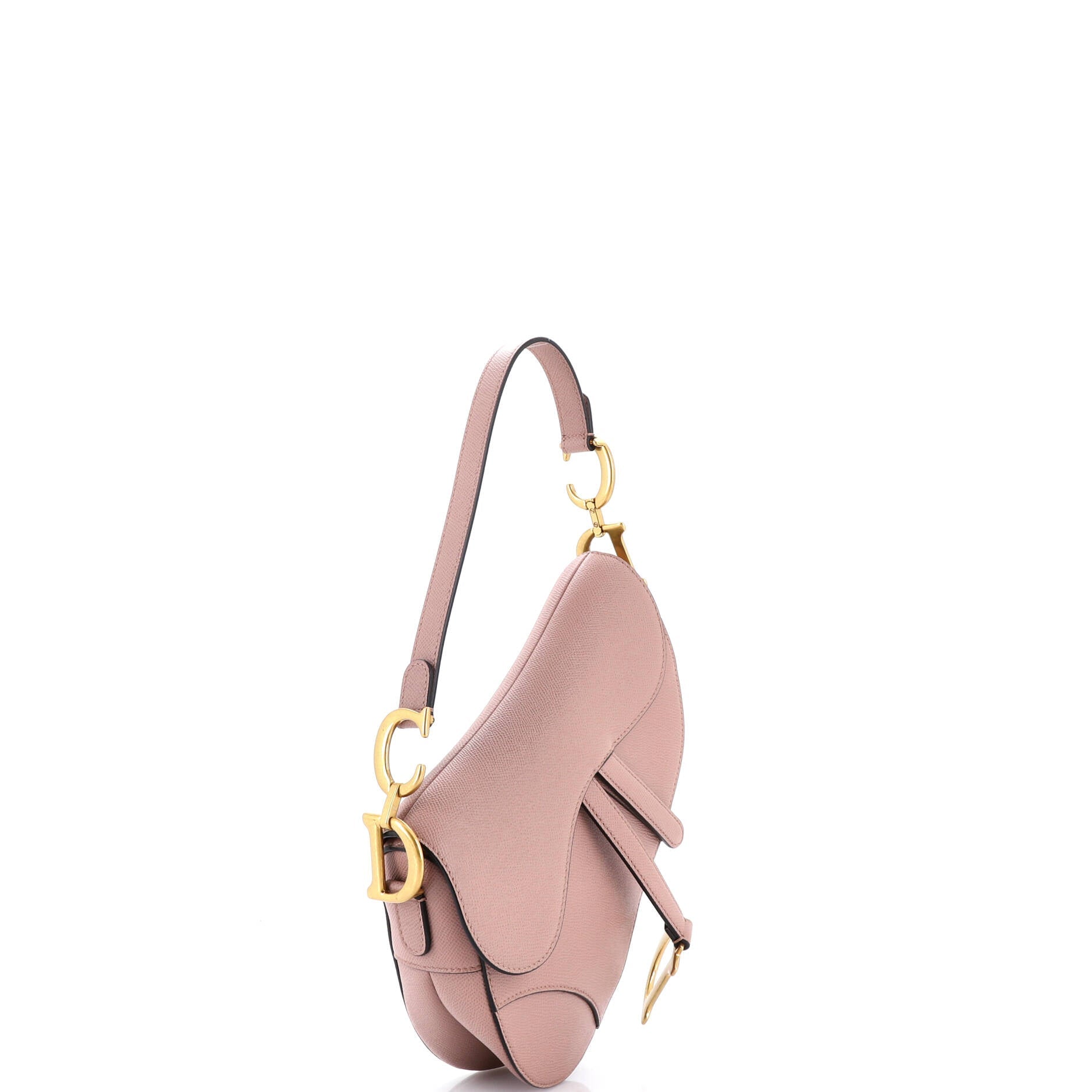 Saddle Handbag Leather Medium