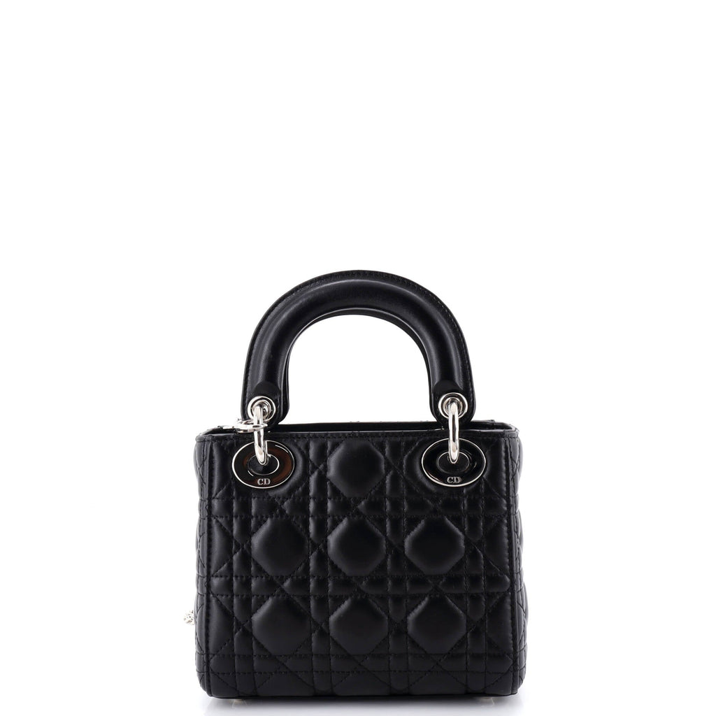 Lady Dior Chain Bag Cannage Quilt Lambskin Mini