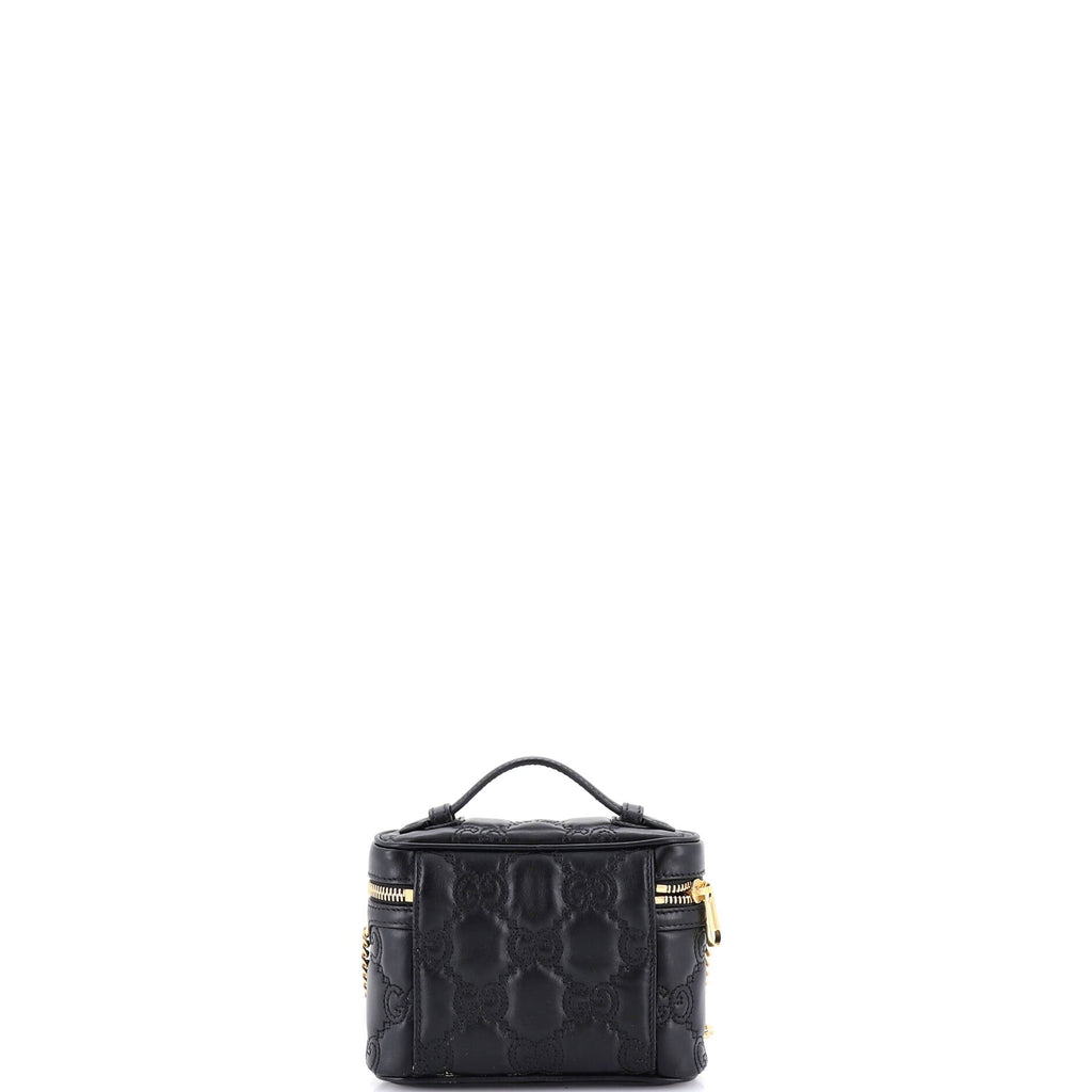 Top Handle Vanity Chain Bag GG Matelasse Leather Mini