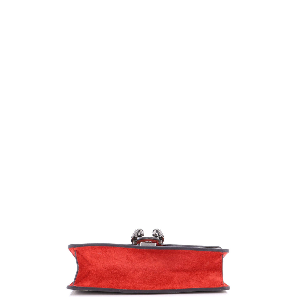 Dionysus Bag GG Coated Canvas with Crystal Embellished Metal Small