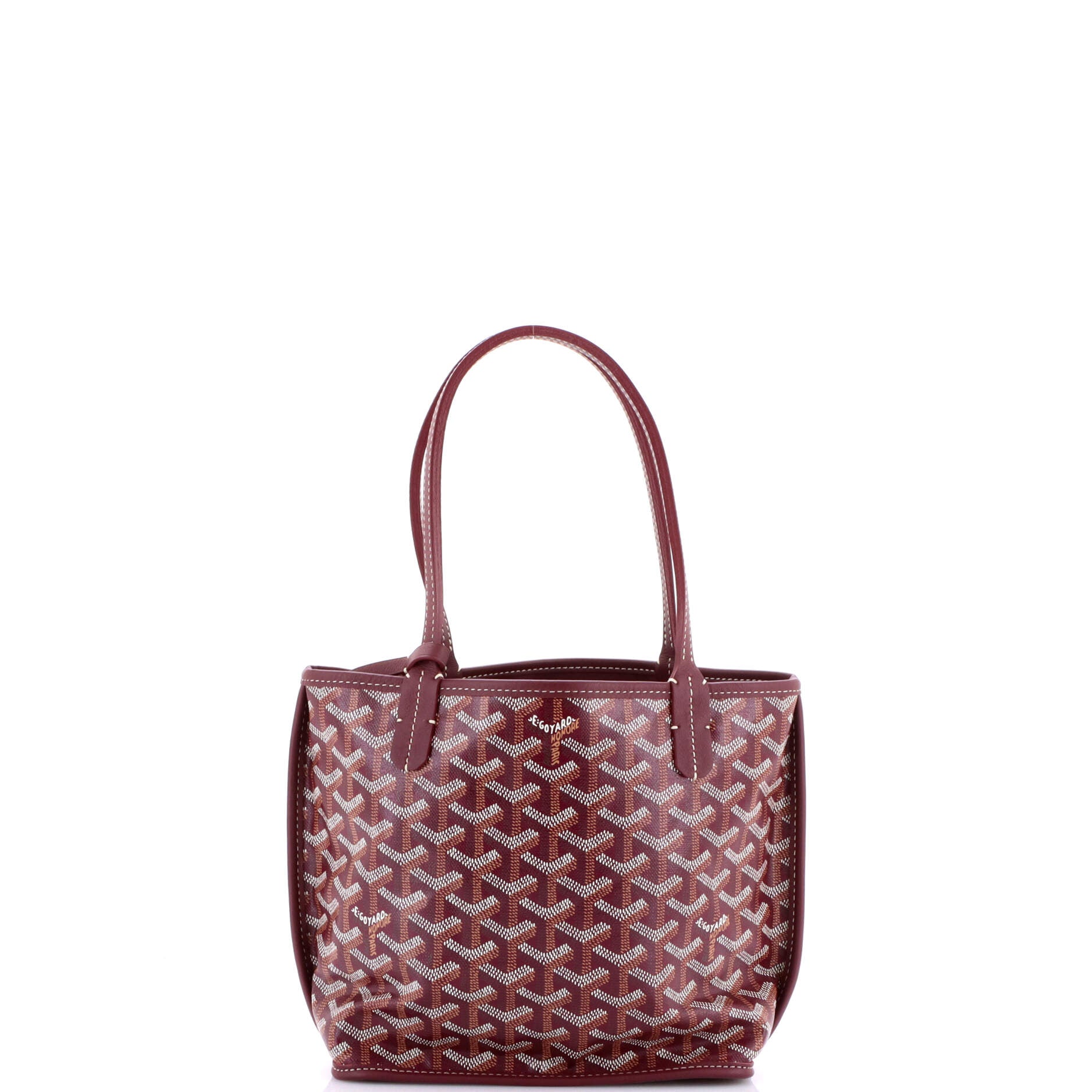 Anjou Reversible Tote Coated Canvas Mini