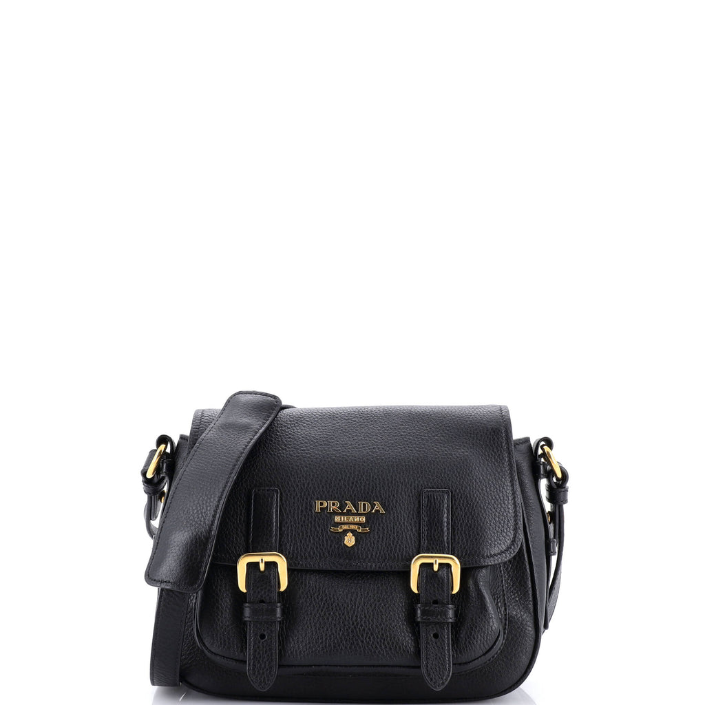 Buckle Messenger Bag Vitello Daino Mini
