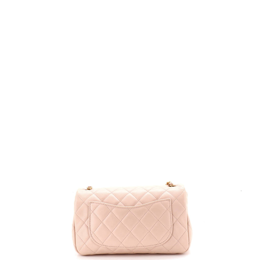 Pearl Crush Flap Bag Quilted Lambskin Mini