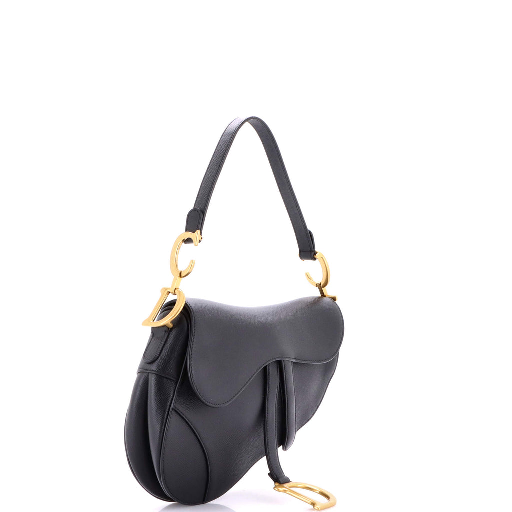 Saddle Handbag Leather Medium