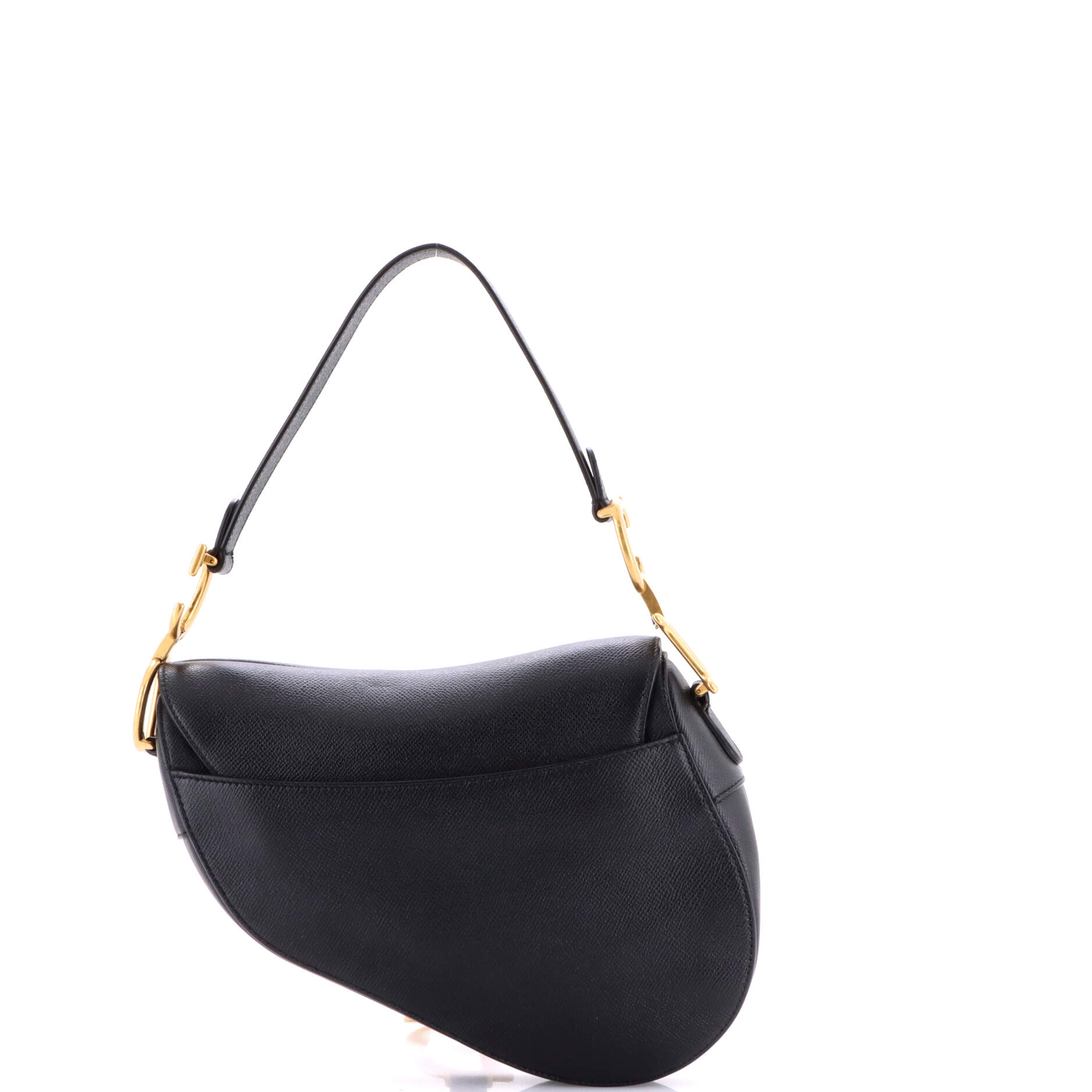 Saddle Handbag Leather Medium
