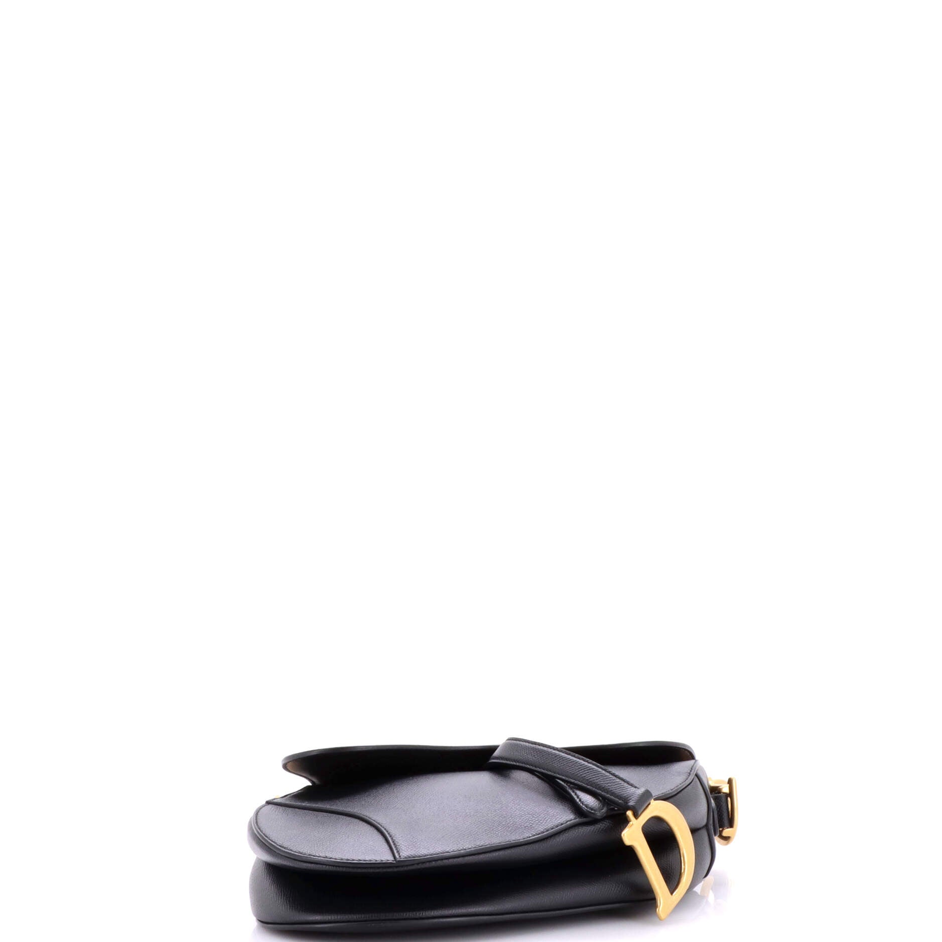 Saddle Handbag Leather Medium